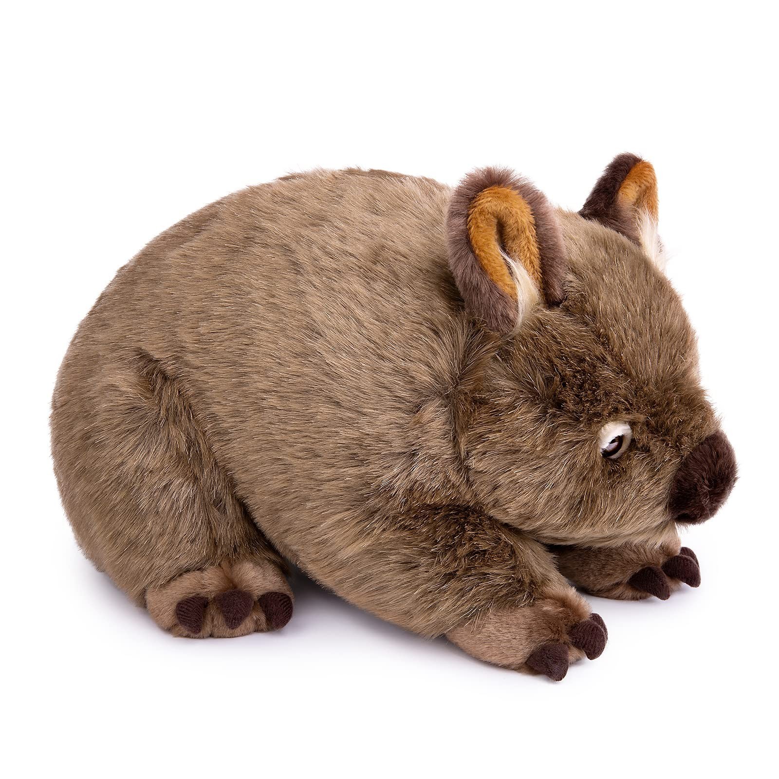 FRANKIEZHOU Lifelike Wombat Stuffed Animal-Brown 15.75\