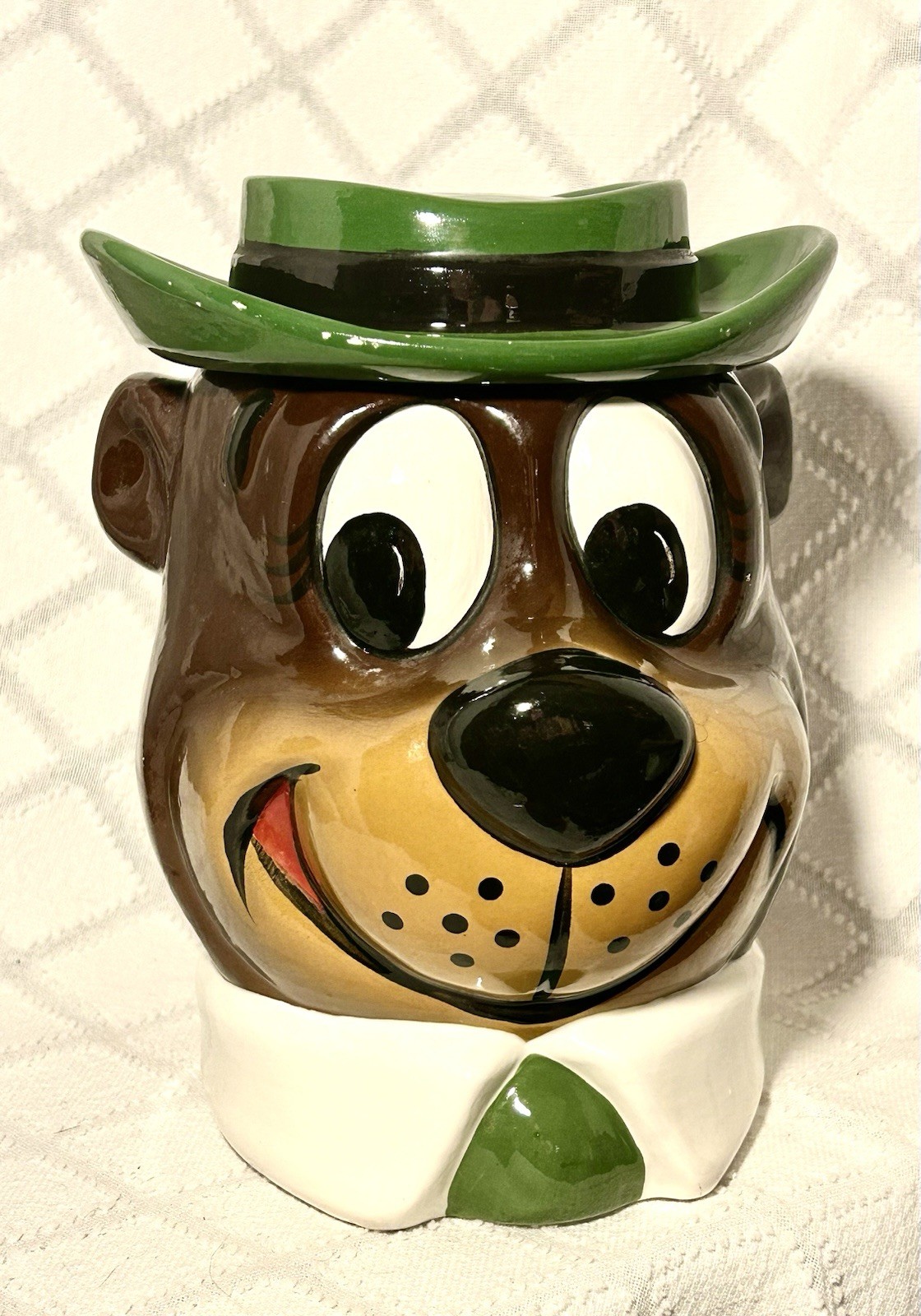 Rare Yogi Bear Cookie Jar Hand Painted Hanna-Barbera 1979 Rare Yogi Bear Cookie Jar Hand Painted Hanna-Barbera 1979