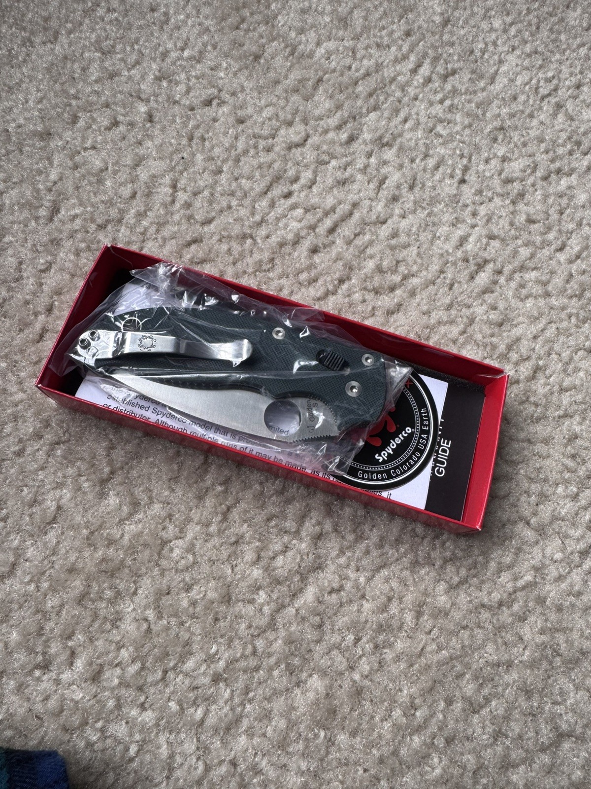 Spyderco Knifeworks Manix 2 Exclusive Forest Green G10 CTS 204P