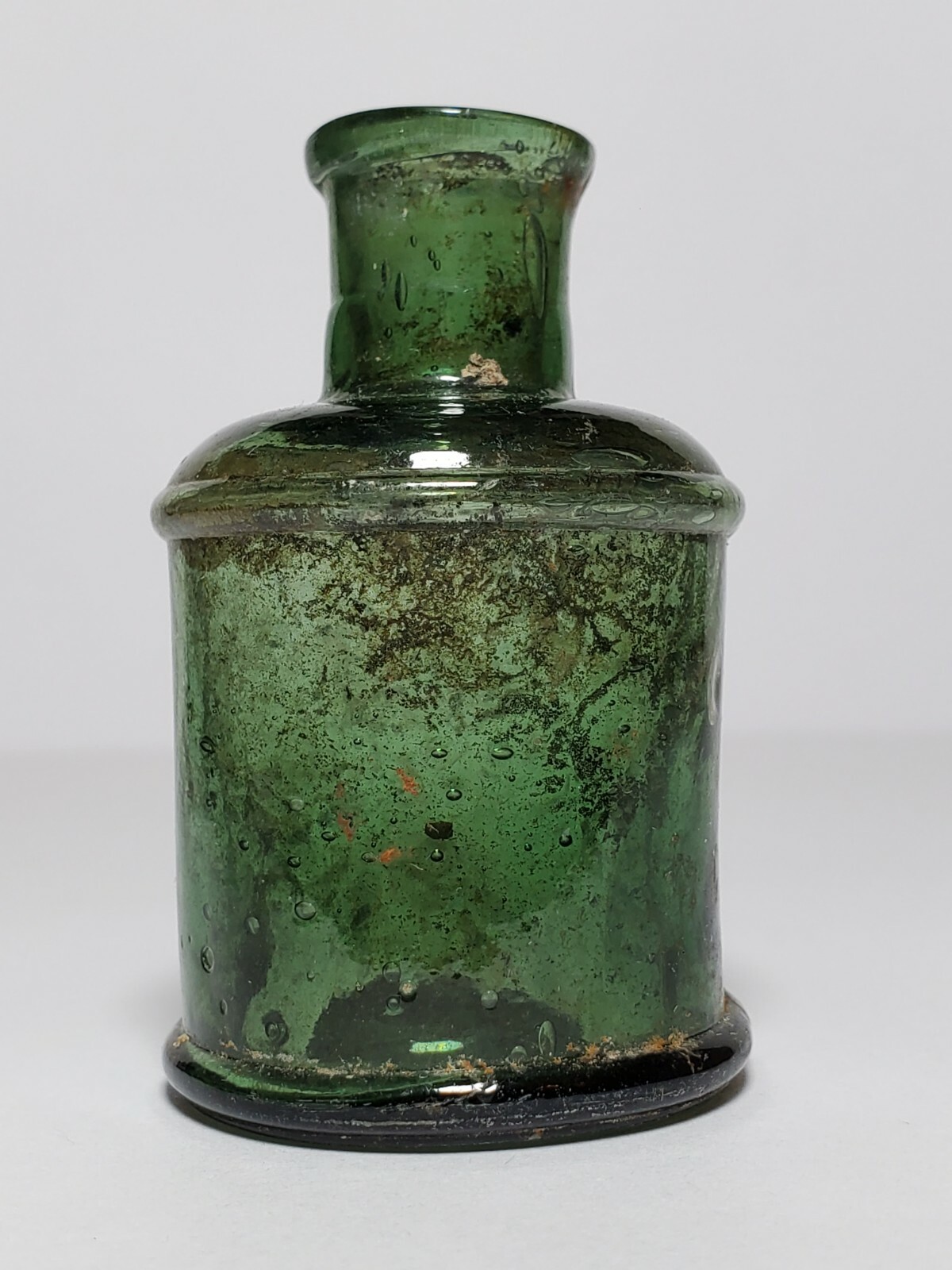 Pre-1900s Antique Old inkwell. Ink bottle