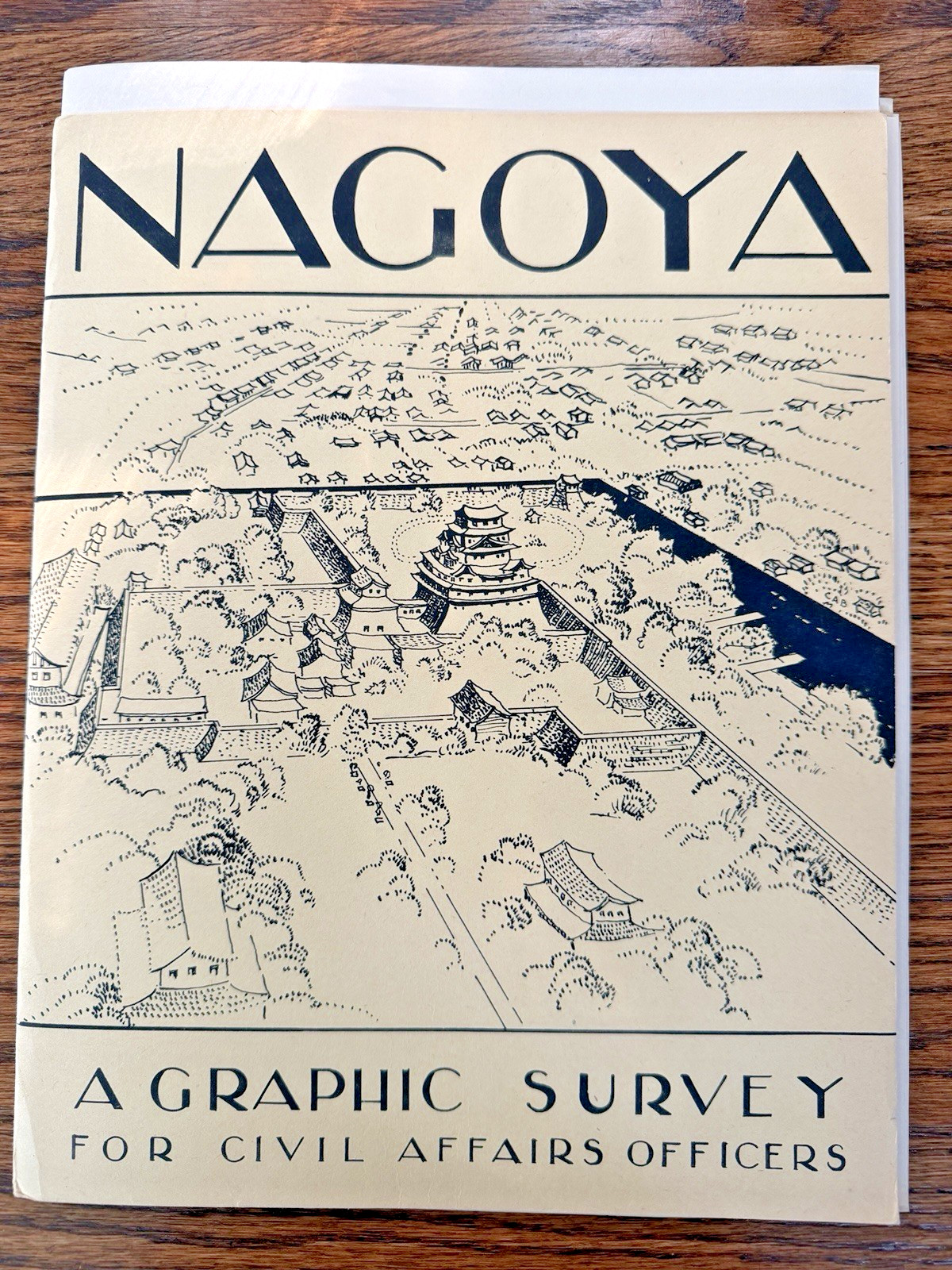 1945 WWII Nagoya Japan 10 Maps US Military Government Civil Affairs COMPLETE