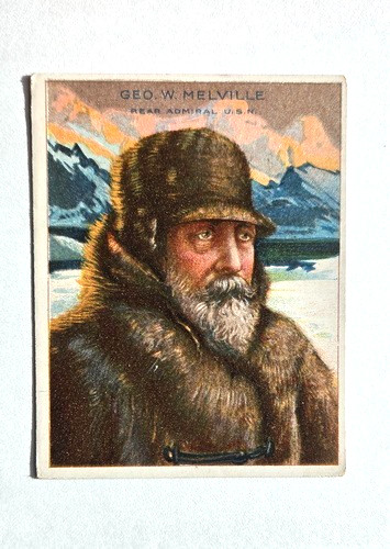 T118 #19 Geo. W. Melville Rear Admiral U.S.N, World's Greatest Explorers, VG-Ex