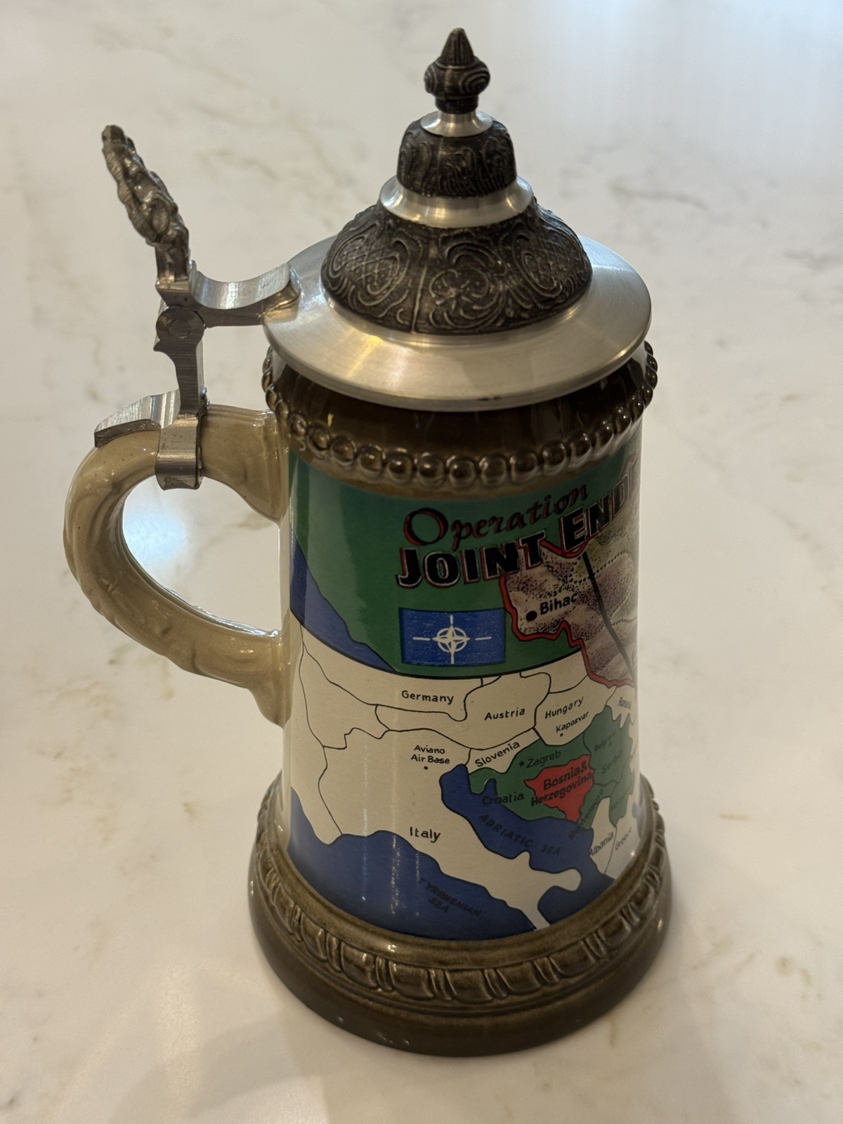 Vintage Operation Joint Endeavor King German Beer Stein- Limited Edition #367
