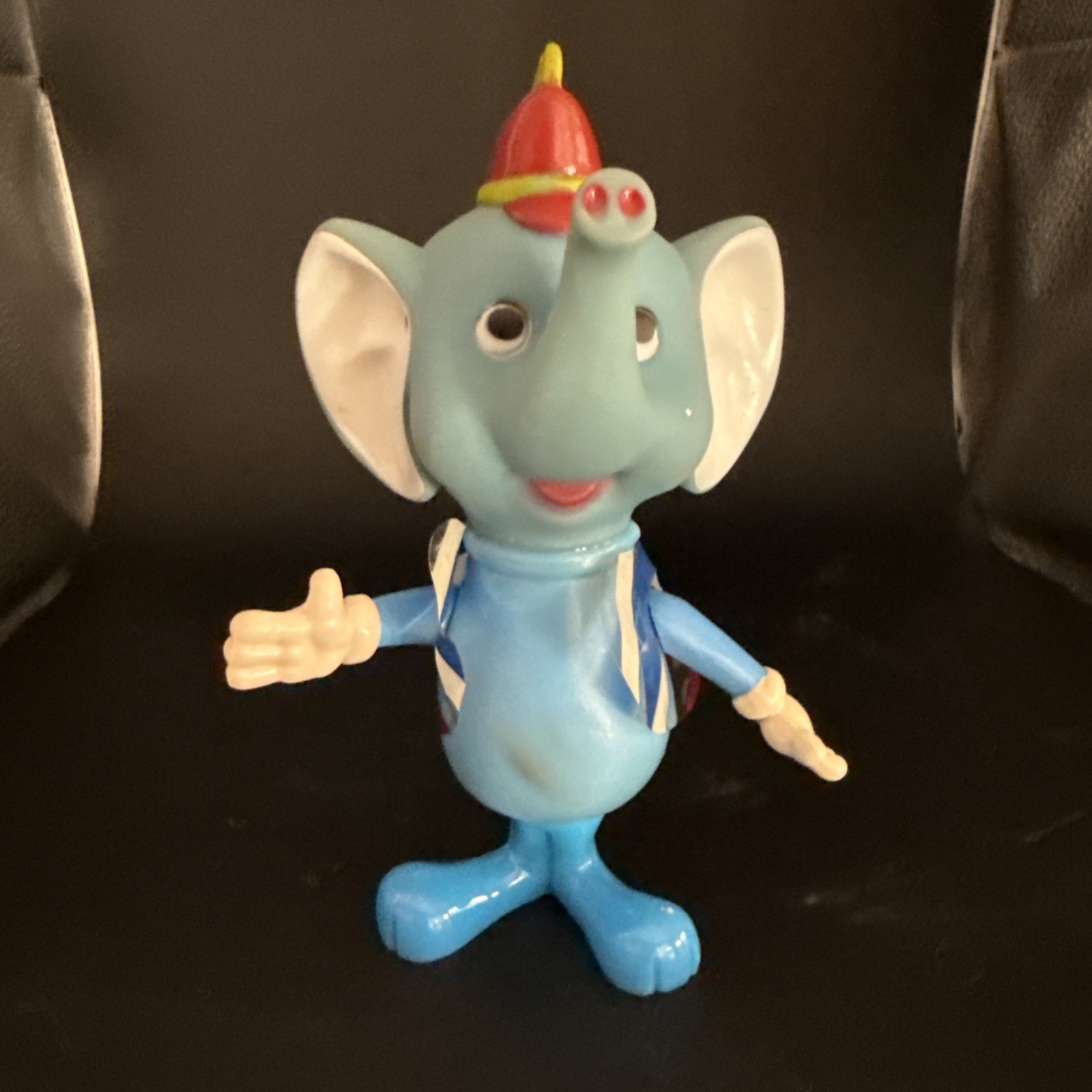 1970s Dakin Hanna-Barbera Banana Splits Snorky Vinyl Plastic toy figure w/ vest