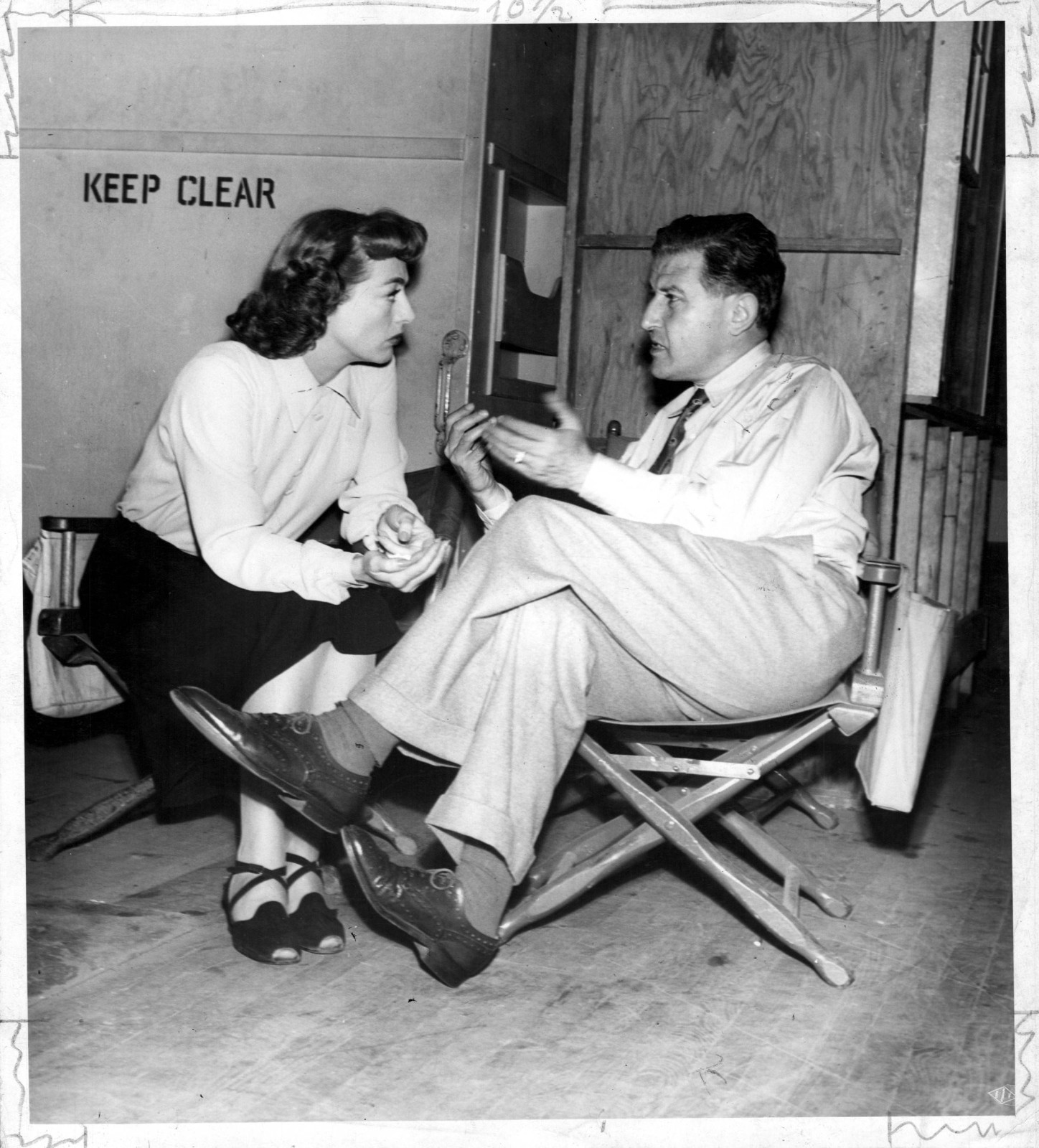 HOLLYWOOD JOAN CRAWFORD STUNNING PORTRAIT BEHIND SCENES 1940s ORIG PHOTO MA77
