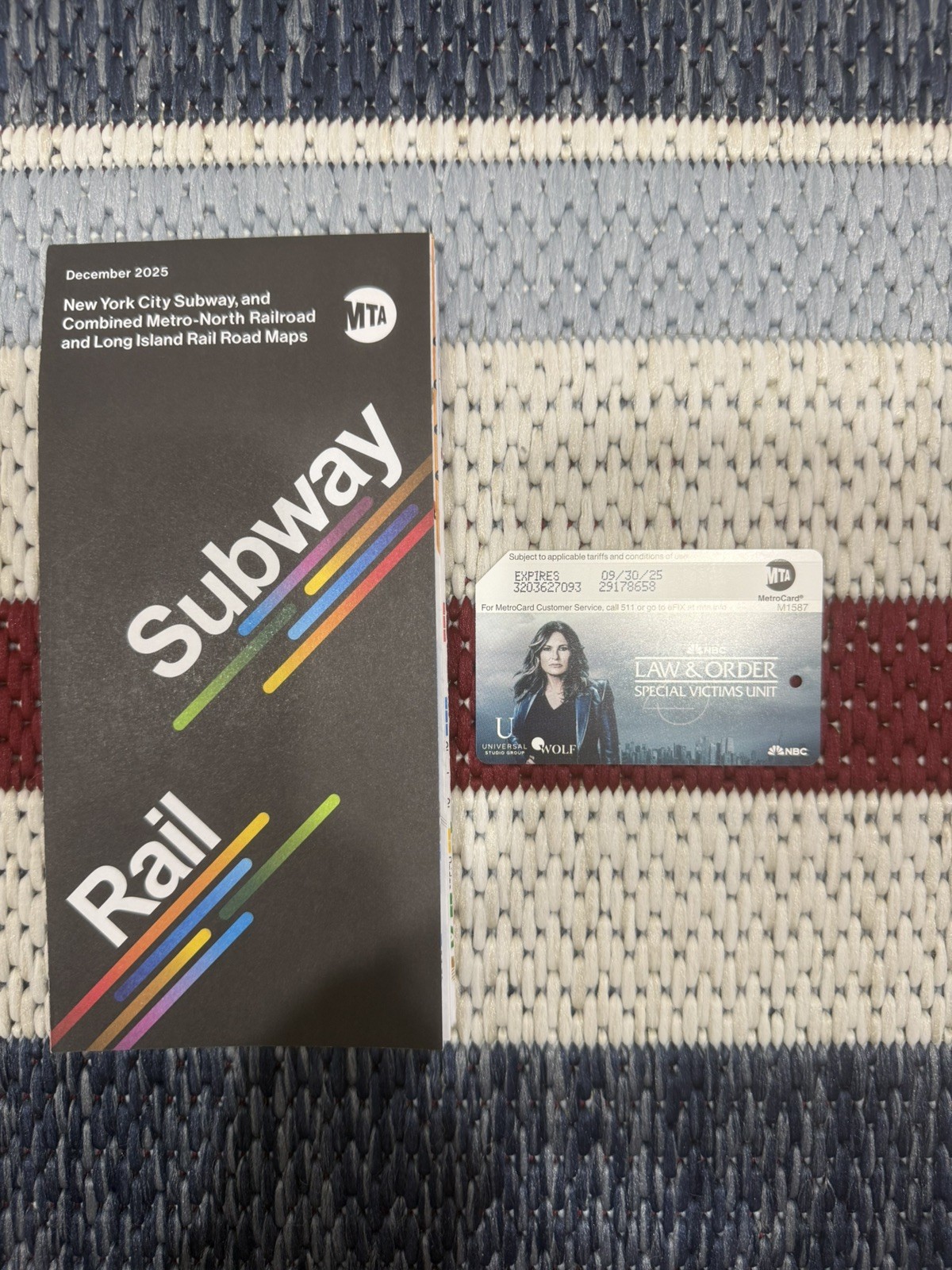 Law & Order Metrocard Card SVU With Map Bundle NYC 25th Anniversary New York MTA Law & Order Metrocard Card SVU With Map Bundle NYC 25th Anniversary New York MTA