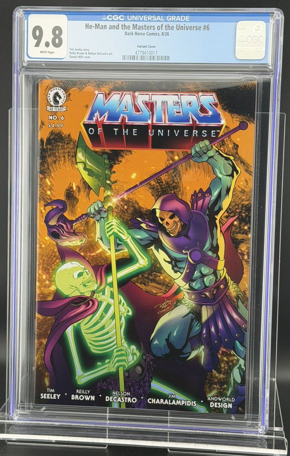 HE-MAN AND THE MASTERS OF THE UNIVERSE #6 - CGC 9.8 - (CVR B) DARK HORSE COMICS