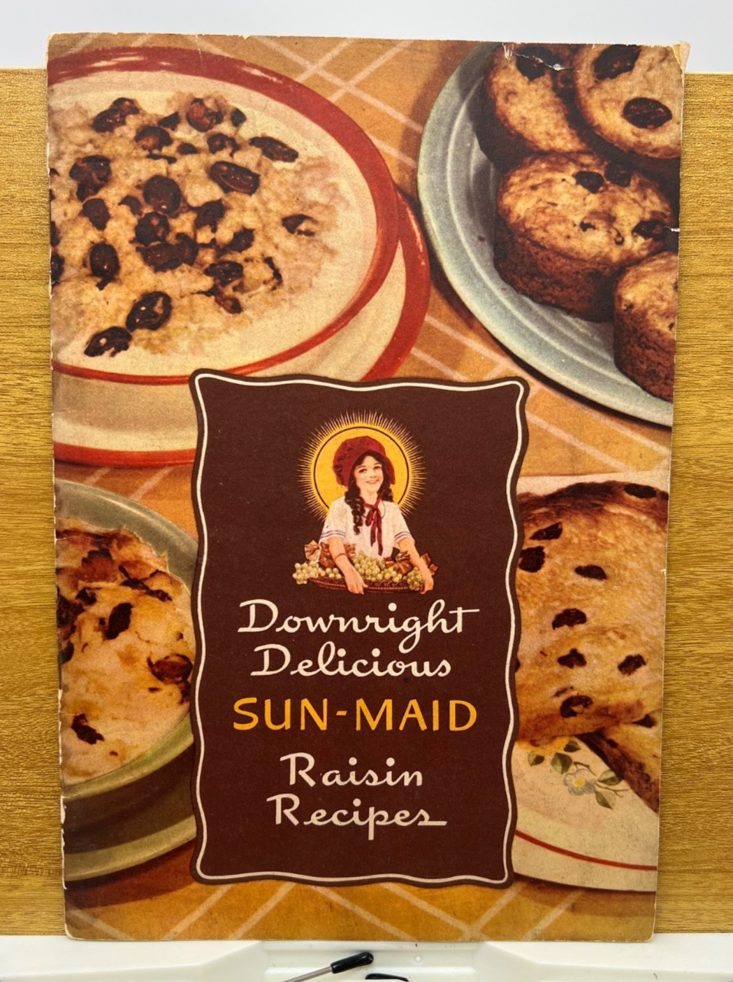 Sun-Maid Downright Delicious Raisin Recipes VTG Cookbook Pamphlet/Booklet c1950s