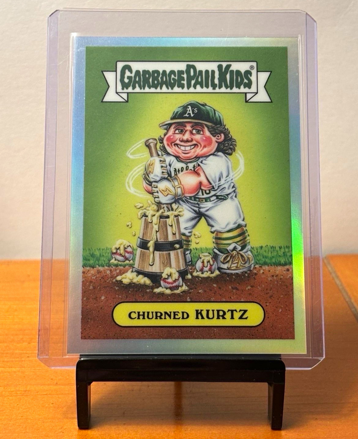 2026 Topps Garbage Pail Kids Churned Kurtz GPK-35 Nick Kurtz Parallel