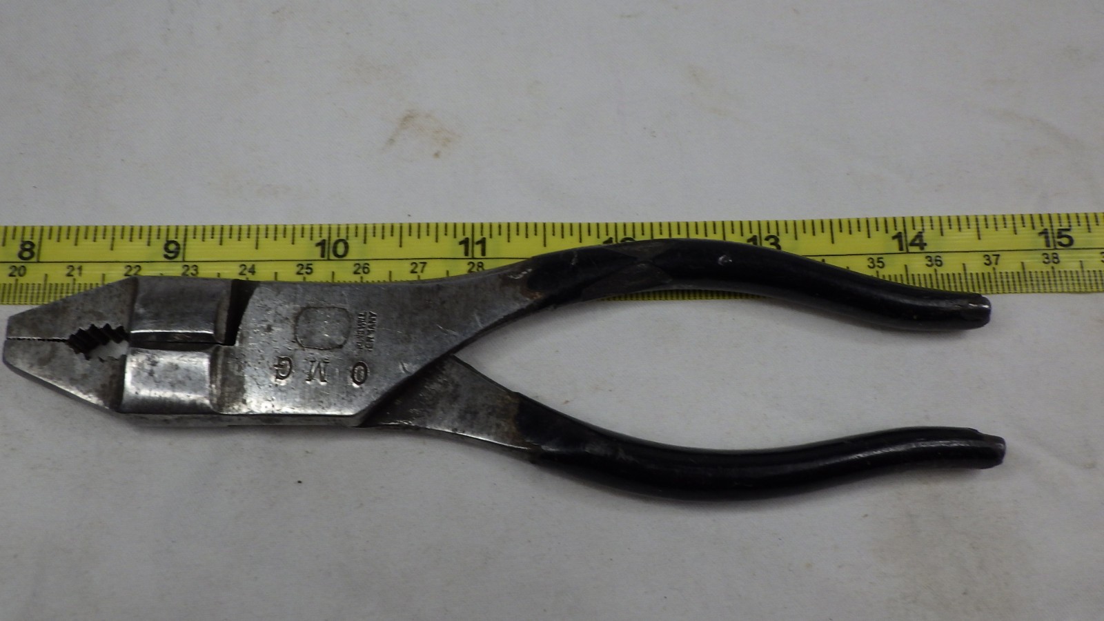 Vintage Brunowill Germany Lineman Slip Joint Pliers