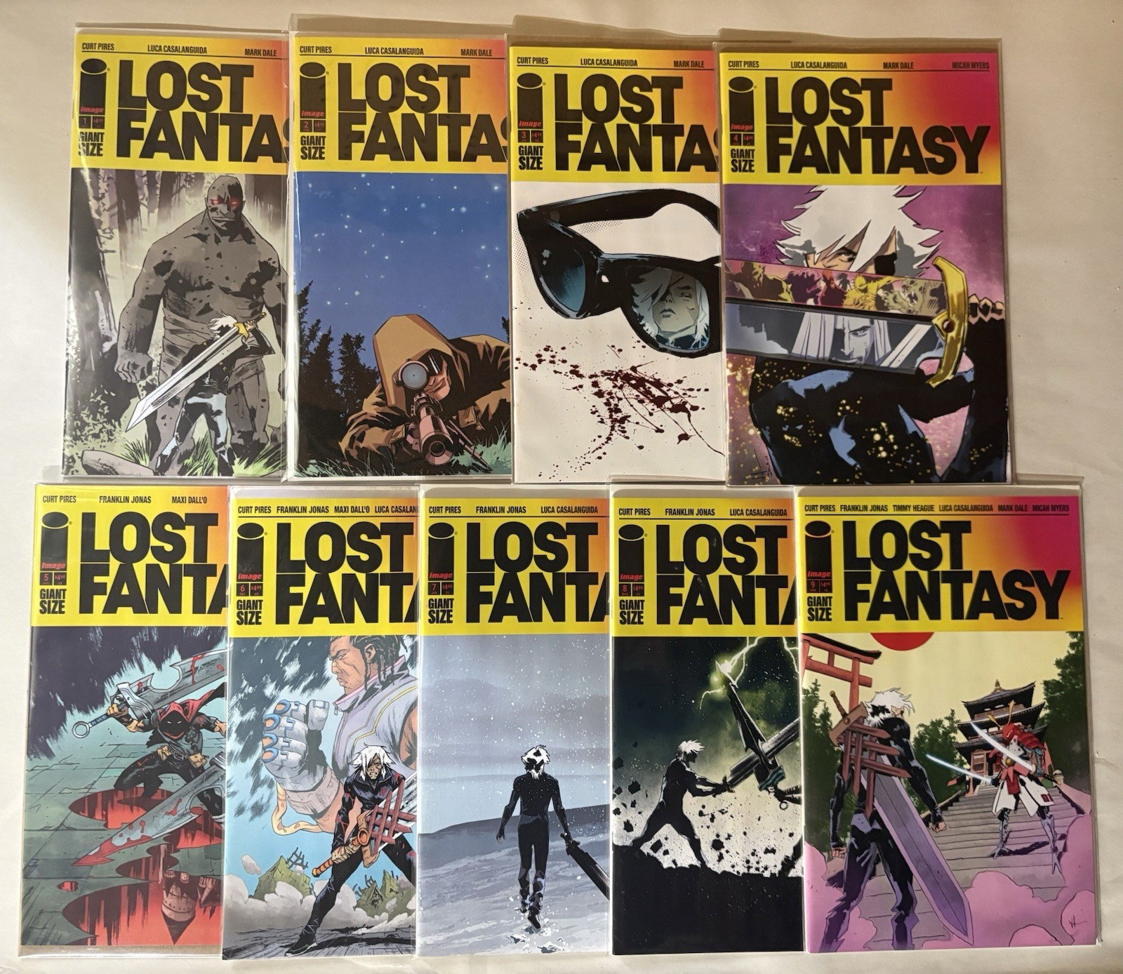 Lost Fantasy #1-9 First Print Cover A First Appearances Fireborn & Bombshell NM