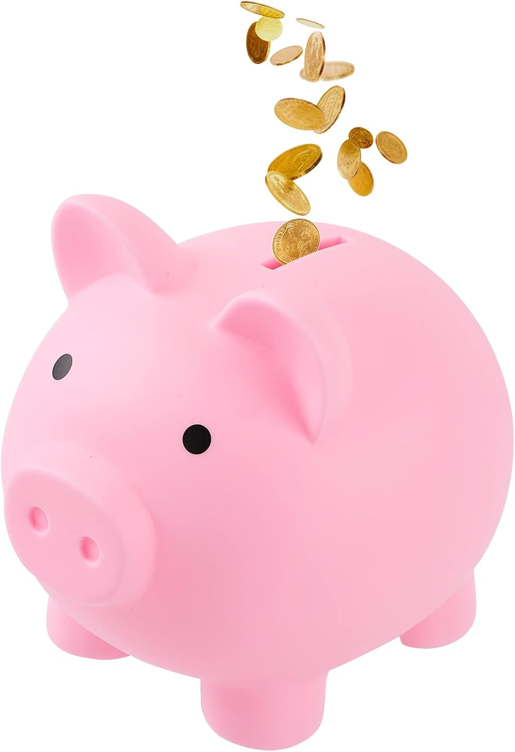 Large Piggy Banks, Cute Plastic Pig Money Box, Piggy Bank for Girls and Boys, Un