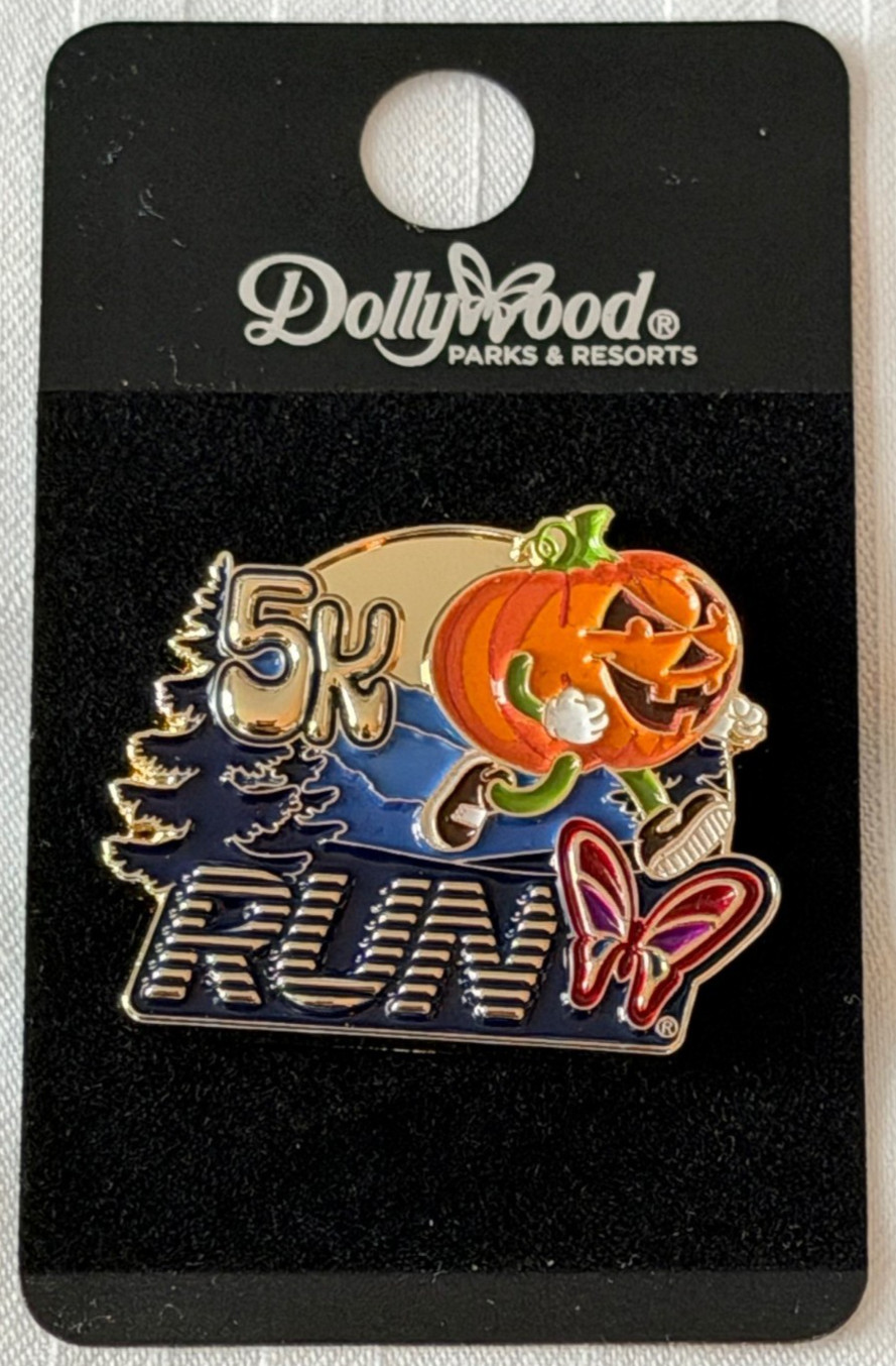 2026 Dollywood Exclusive Dolly Parton Run Dolly 5k Pumpkin 3.1 Miles Pin