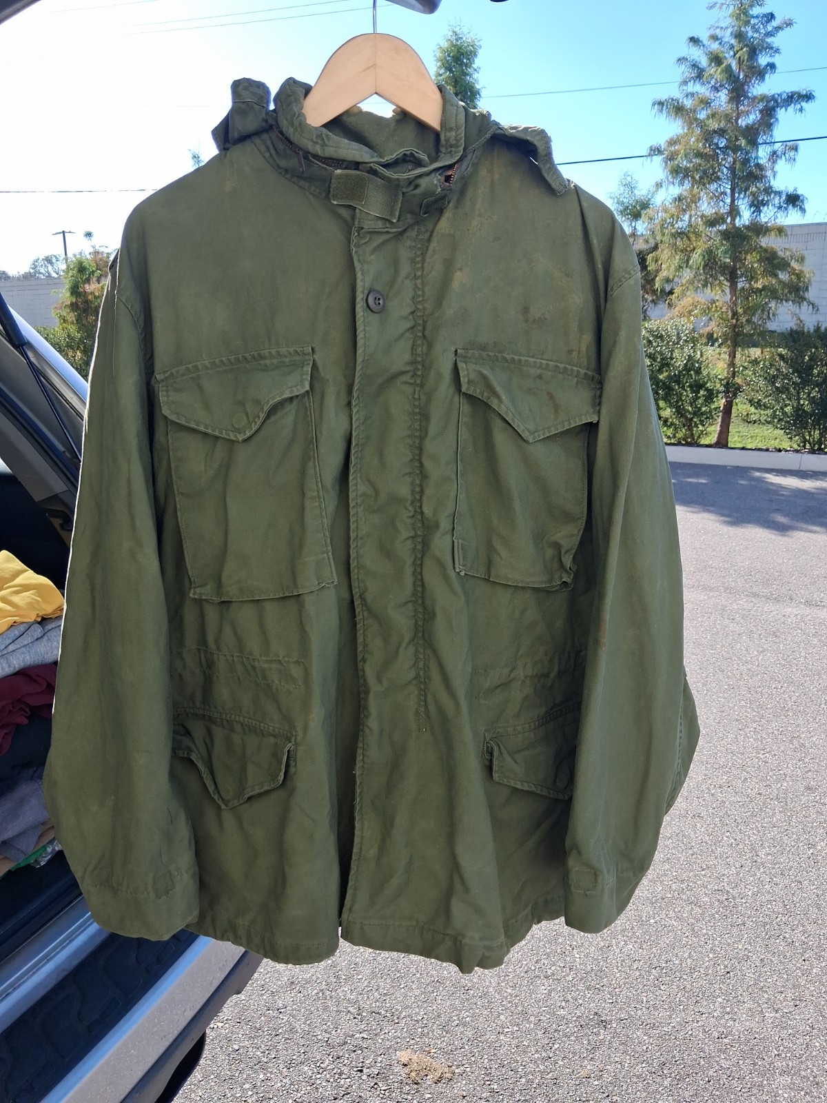Vintage 60s Jacket M US Army M-65 Vietnam Field OG 107 Talon 1967 Military RARE
