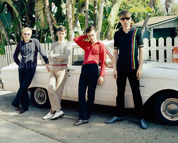Bob Hardy Paul Thomson Nick McCarthy and Alex Kapranos Celebrity Old Photo 1