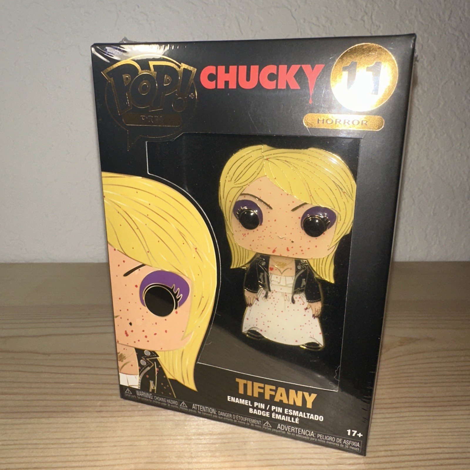 Funko Pop Large Enamel Pin HORROR #11: CHUCKY - Tiffany Valentine-Ray