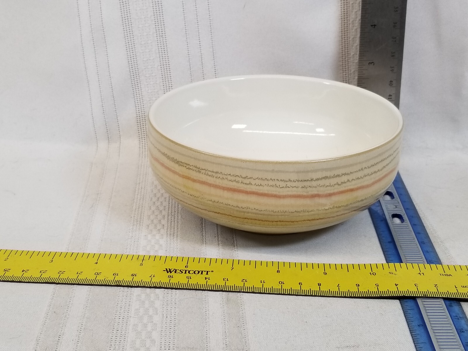 Denby-Langley Caramel Stripes Soup Cereal Bowl