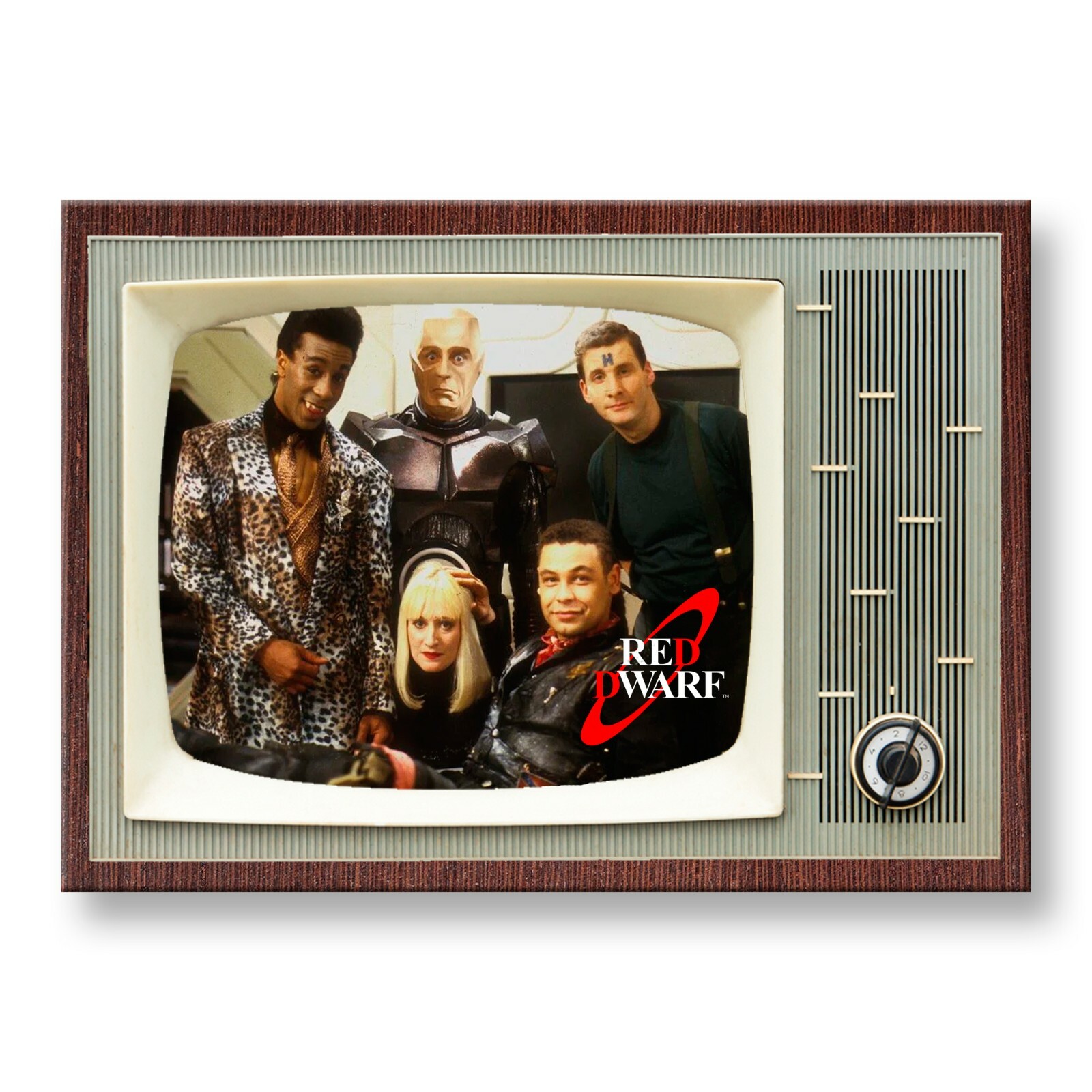 RED DWARF Classic TV 3.5 inches x 2.5 inches Steel Cased FRIDGE MAGNET