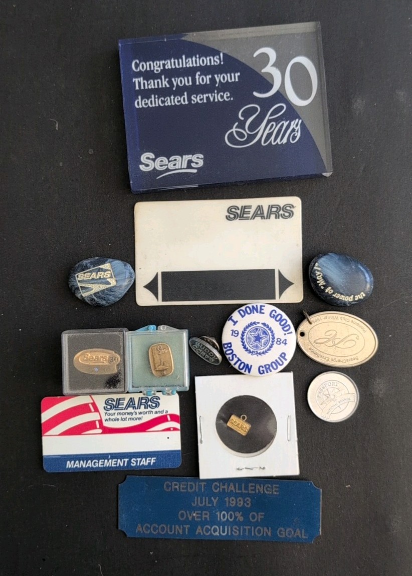 Sears memorabilia, Lot Of 13