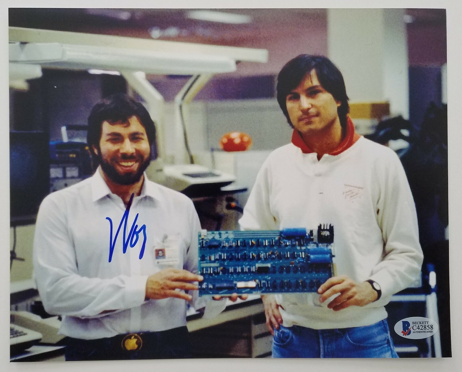 Steve Wozniak Signed 8x10 Photo Founder & Creator of Apple Computers WOZ BAS Steve Wozniak Signed 8x10 Photo Founder & Creator of Apple Computers WOZ BAS