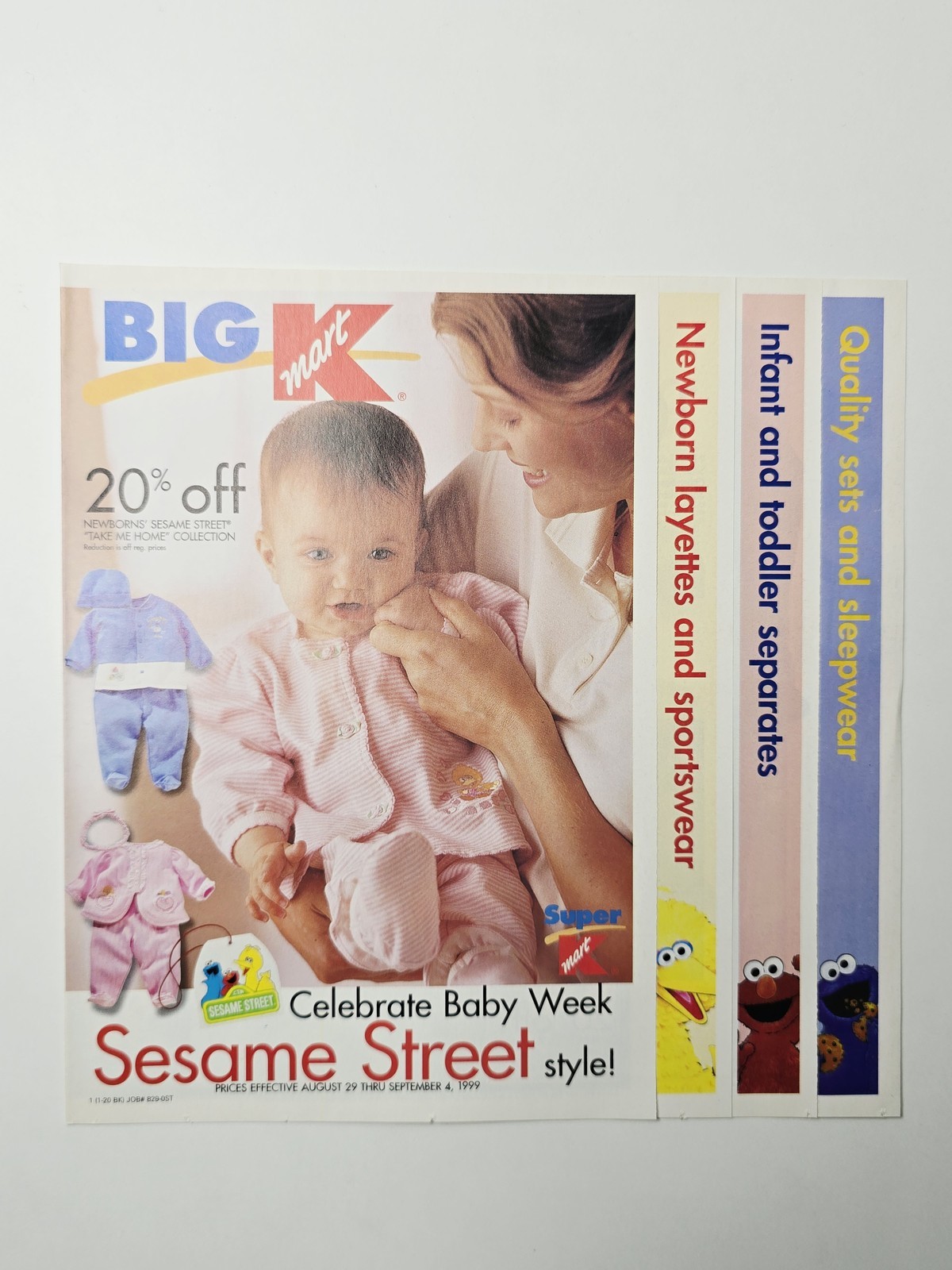 Big Kmart Sesame Street Baby Week 1999 Infant Maternity Catalog Ad 12 Pages