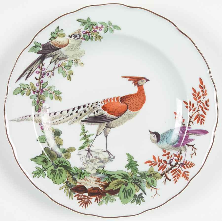 Mottahedeh Chelsea Birds Salad Dessert Plate 5919634