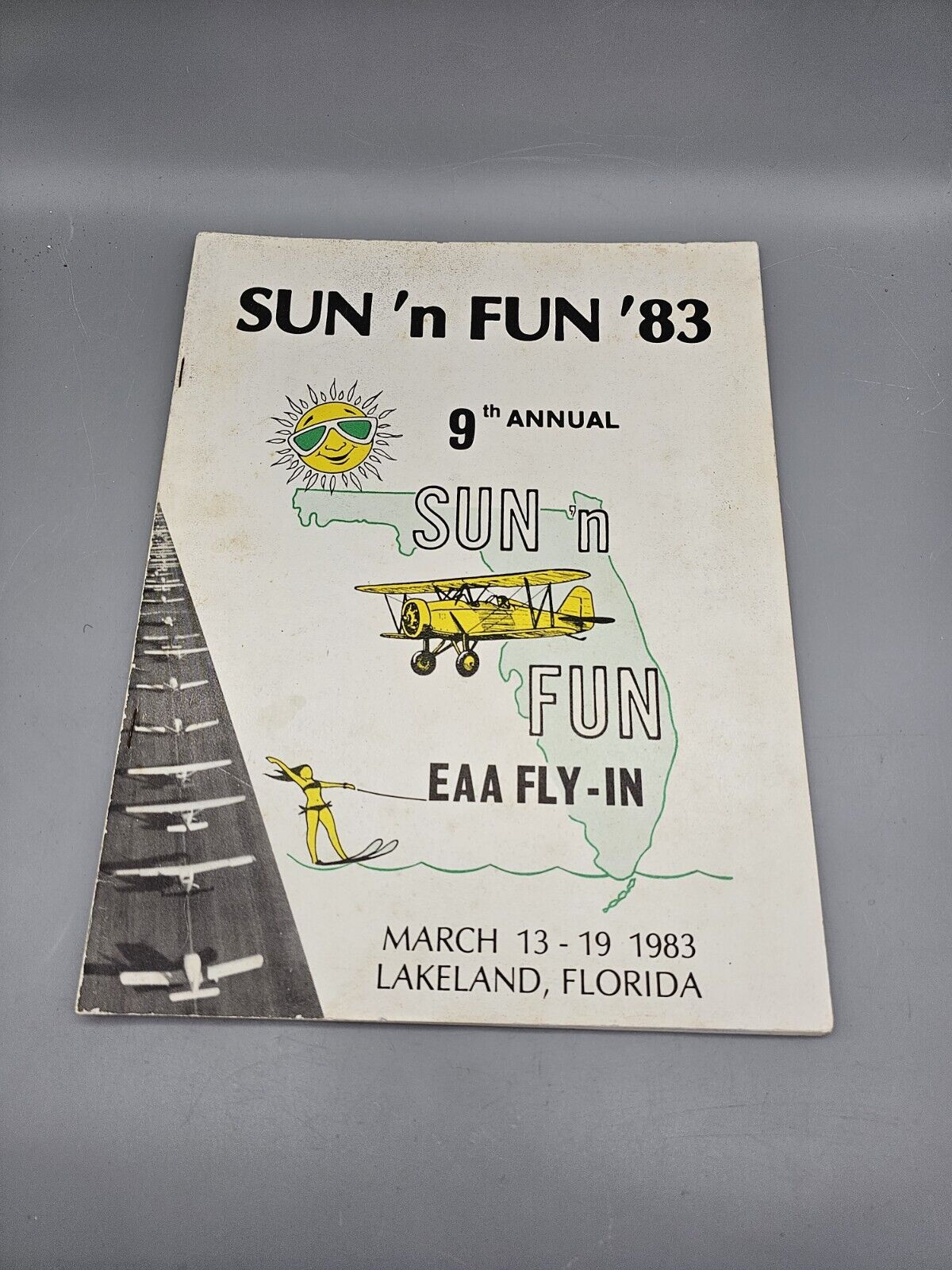 Sun n Fun EAA Fly-In Lakeland FL 1983 9th Annual Program Souvenir Aviation