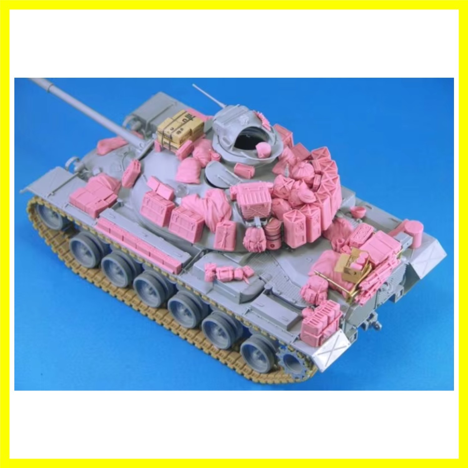 1/35 Scale Die-Cast Resin Model Assembled Kit Vietnam War US Army M48A3 Tank ...
