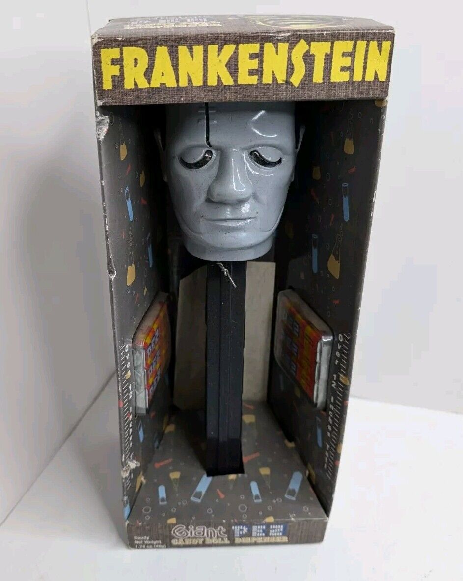 Vintage Frankenstein Light Up Sound Giant Pez Dispenser Giant Frankenstein Pez