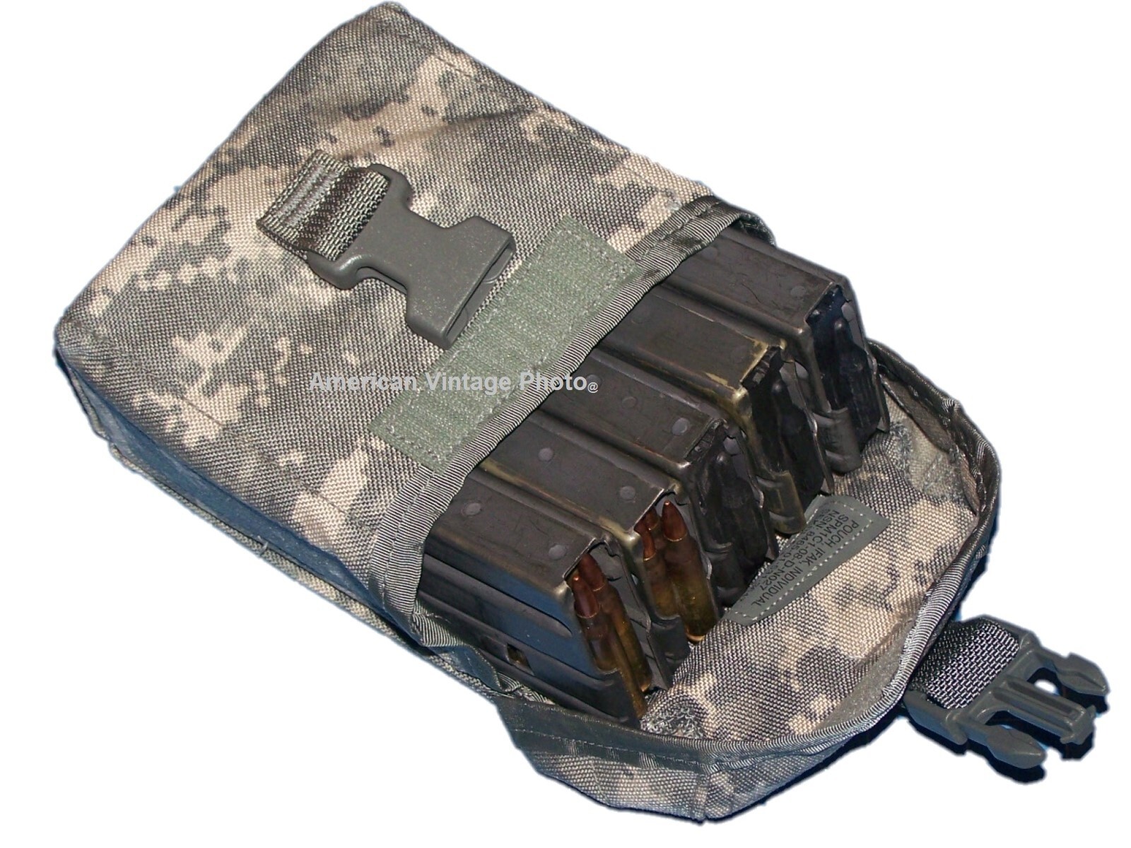 IFAK SAW MILITARY ISSUE ACU MOLLE DUMP RANGE 30 ROUND MAG POUCH FIRST AID FIELD