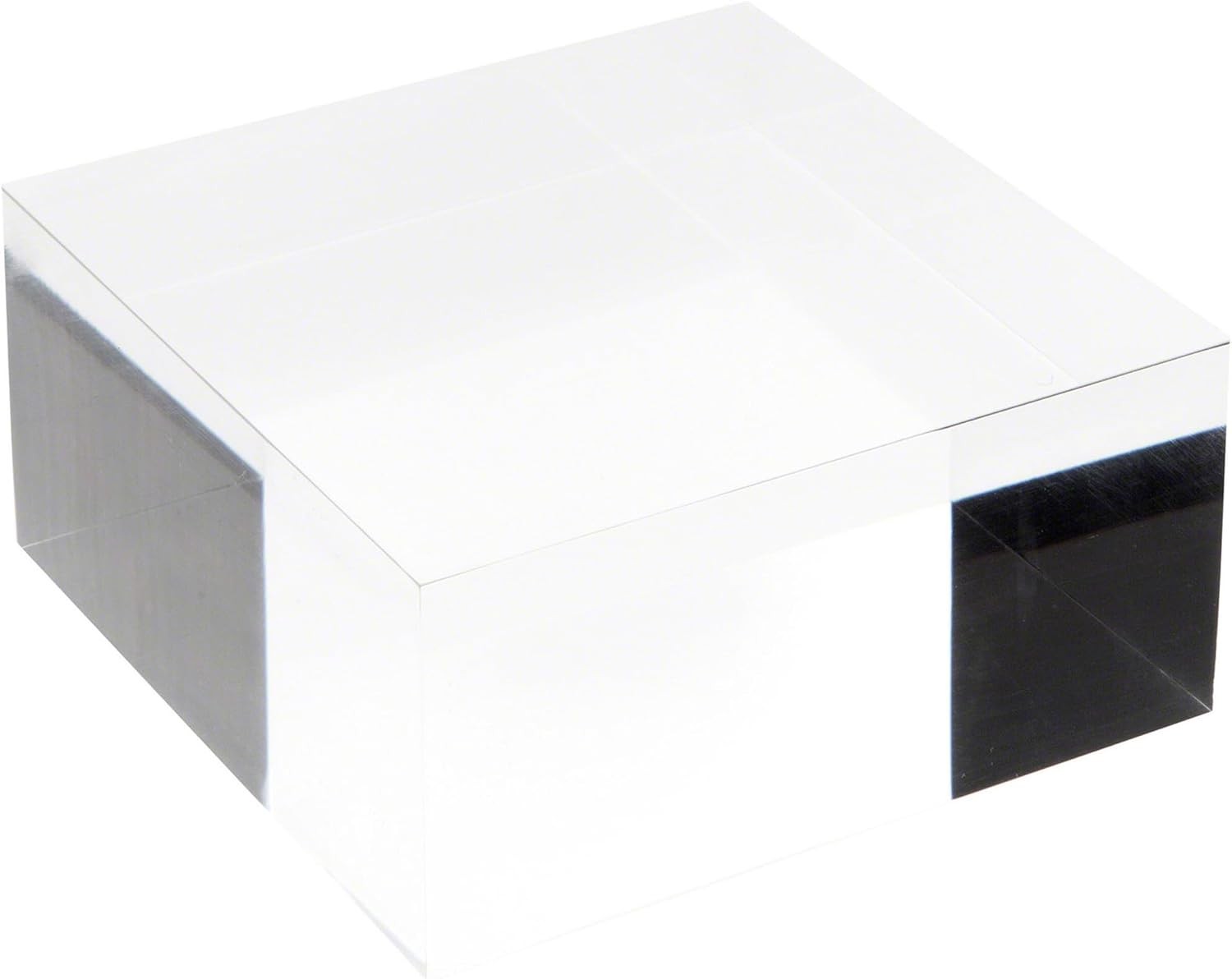 Clear Polished Acrylic Square Display Block 2\