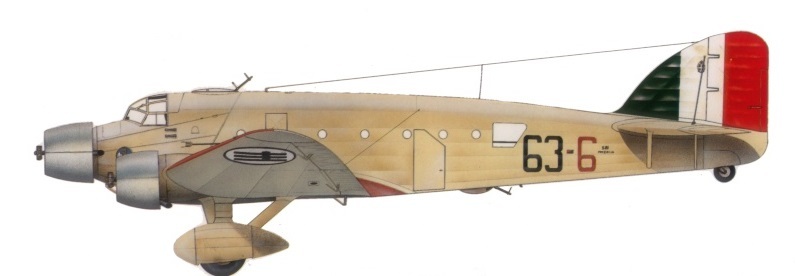 Ca-101 Caproni Italy Transport Airplane Wood Model Replica Large 