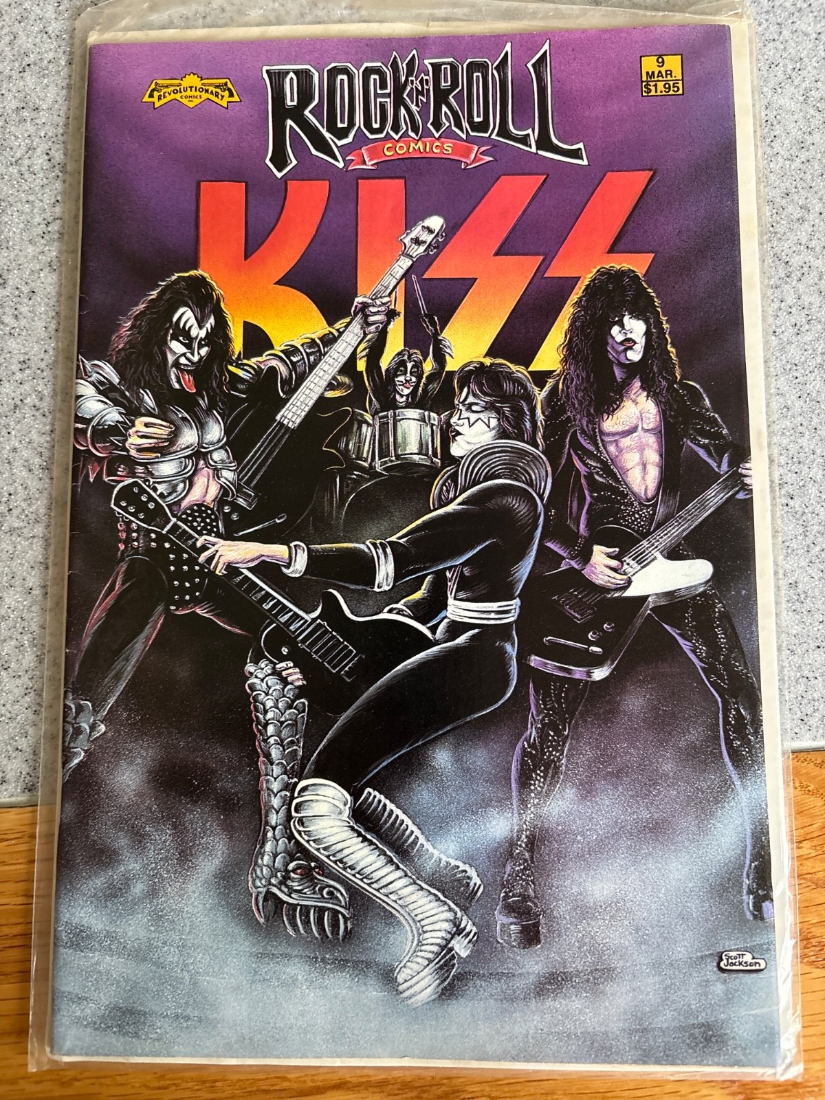 KISS vintage Rock N Roll Comics KISS Issue #9 Revolutionary Comics mint