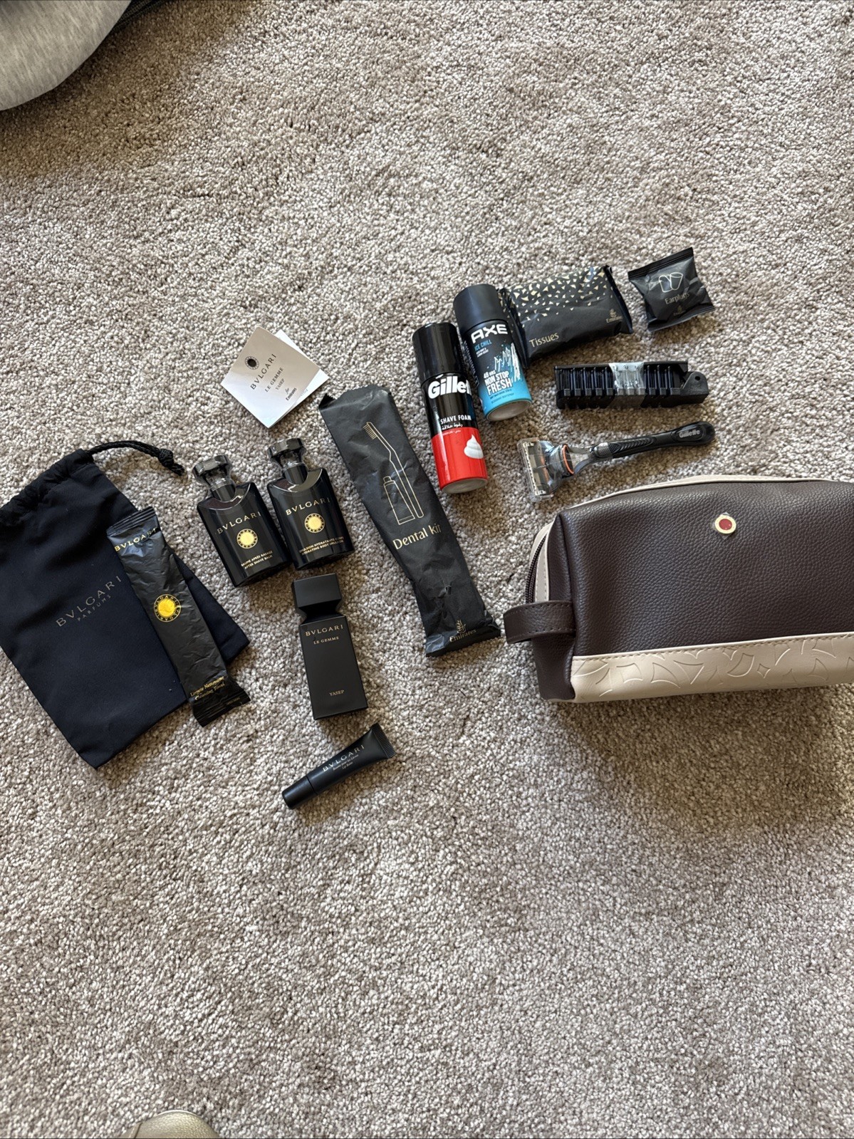 Emirates Newest First Class Amenity Kit