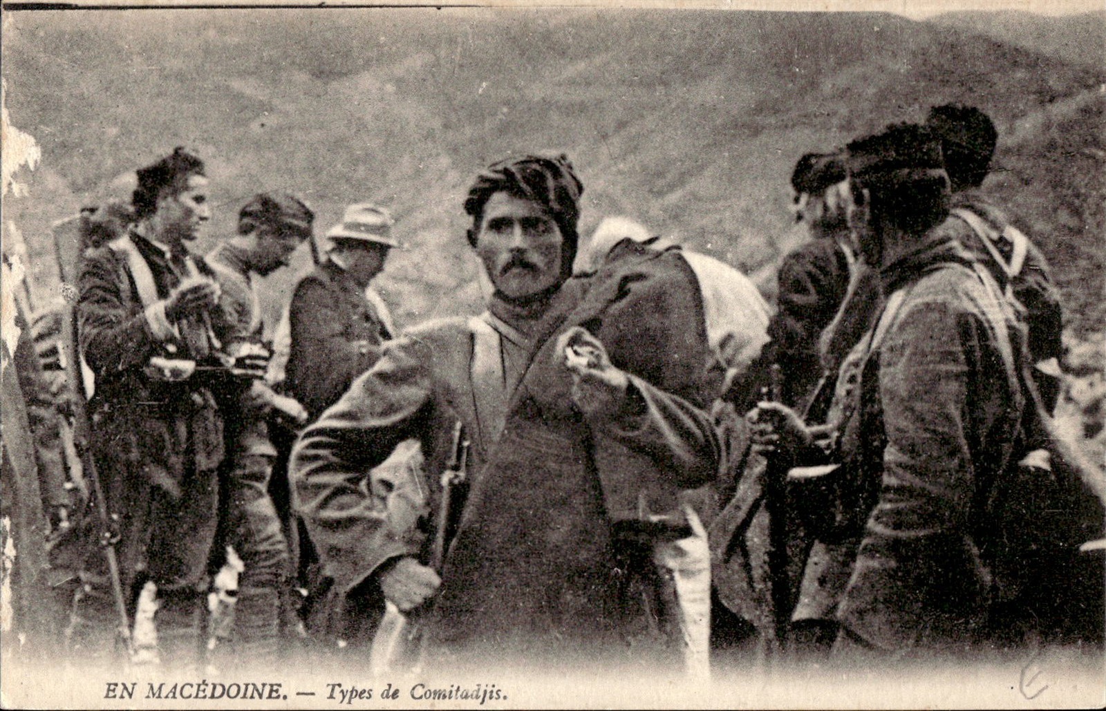 Greece Macedonia Comitadjis Armed Guerrillas 1910s PC