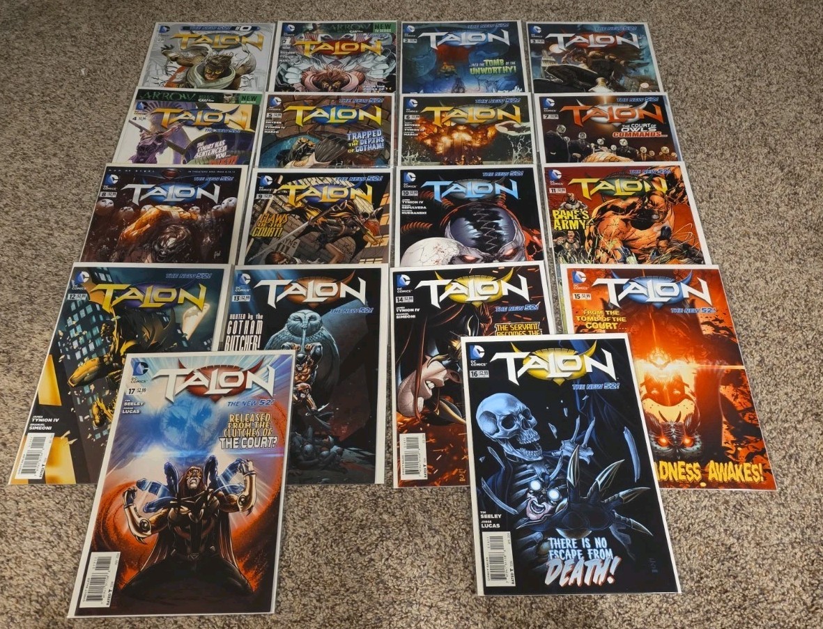 DC Comics TALON Lot Run Set 0, 1 - 17 Batman Court Of Owls Universe New 52