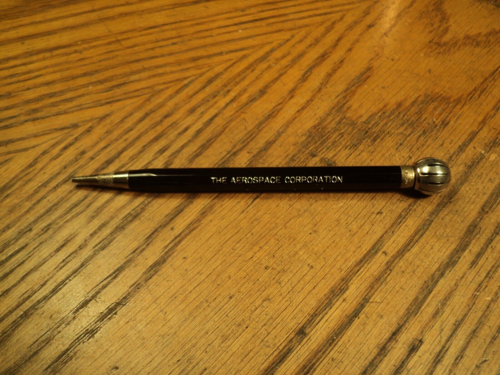 Vintage Durolite Mechanical Pencil The Aerospace Corporation Black  Ball Dialer