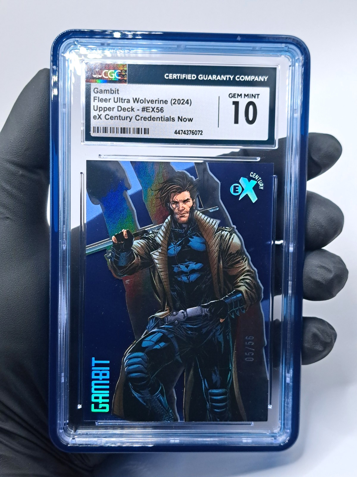 2024 Marvel Fleer Ultra Wolverine Gambit #EX56 eX Century Credentials Now CGC 10