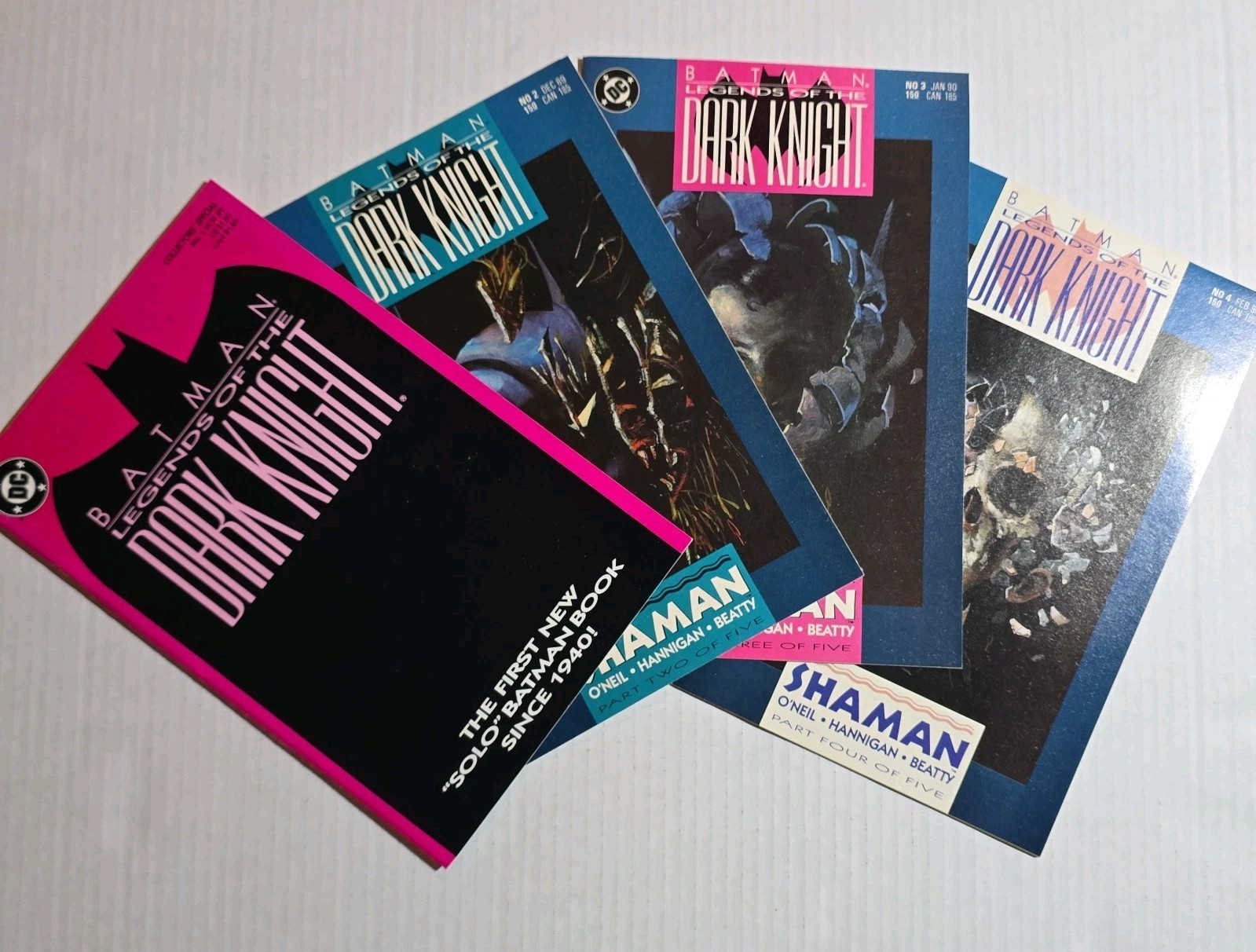 Batman Legends of the Dark Knight #1-4 Shaman Story Arc DC Comics 1989