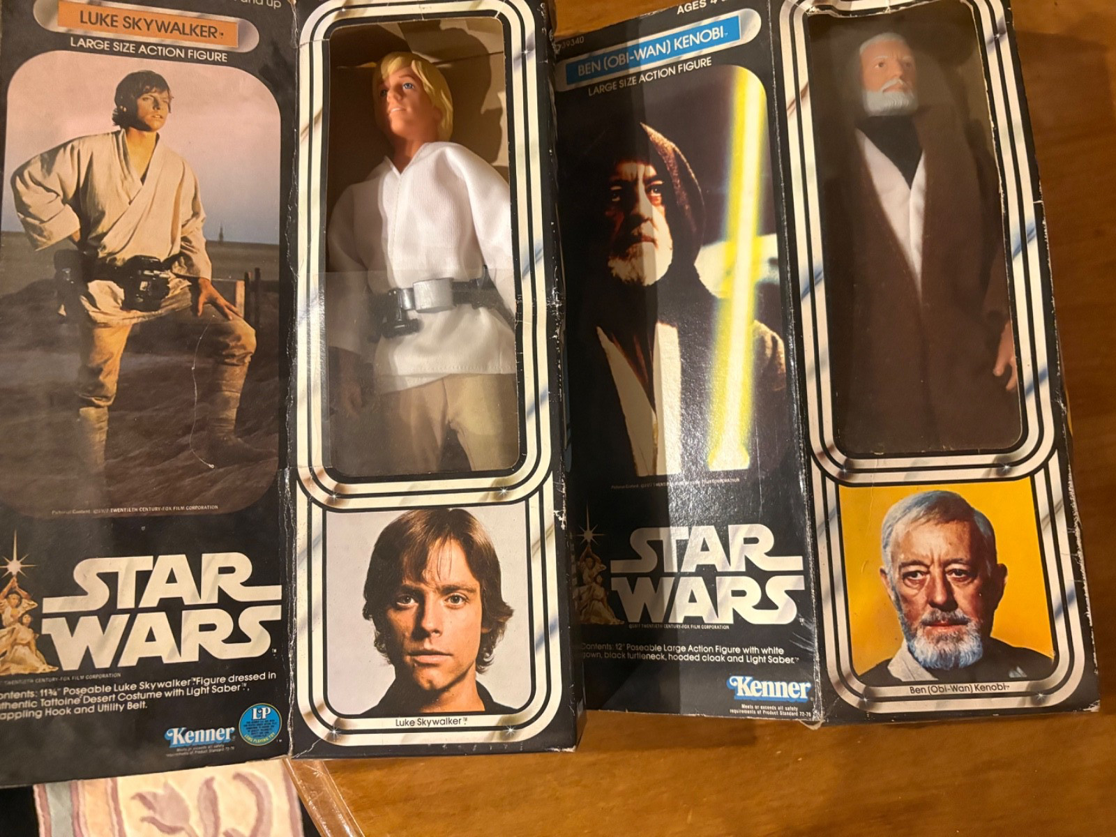 1979 Kenner Luke Skywalker Ben Kenobi Action Figures New in Box