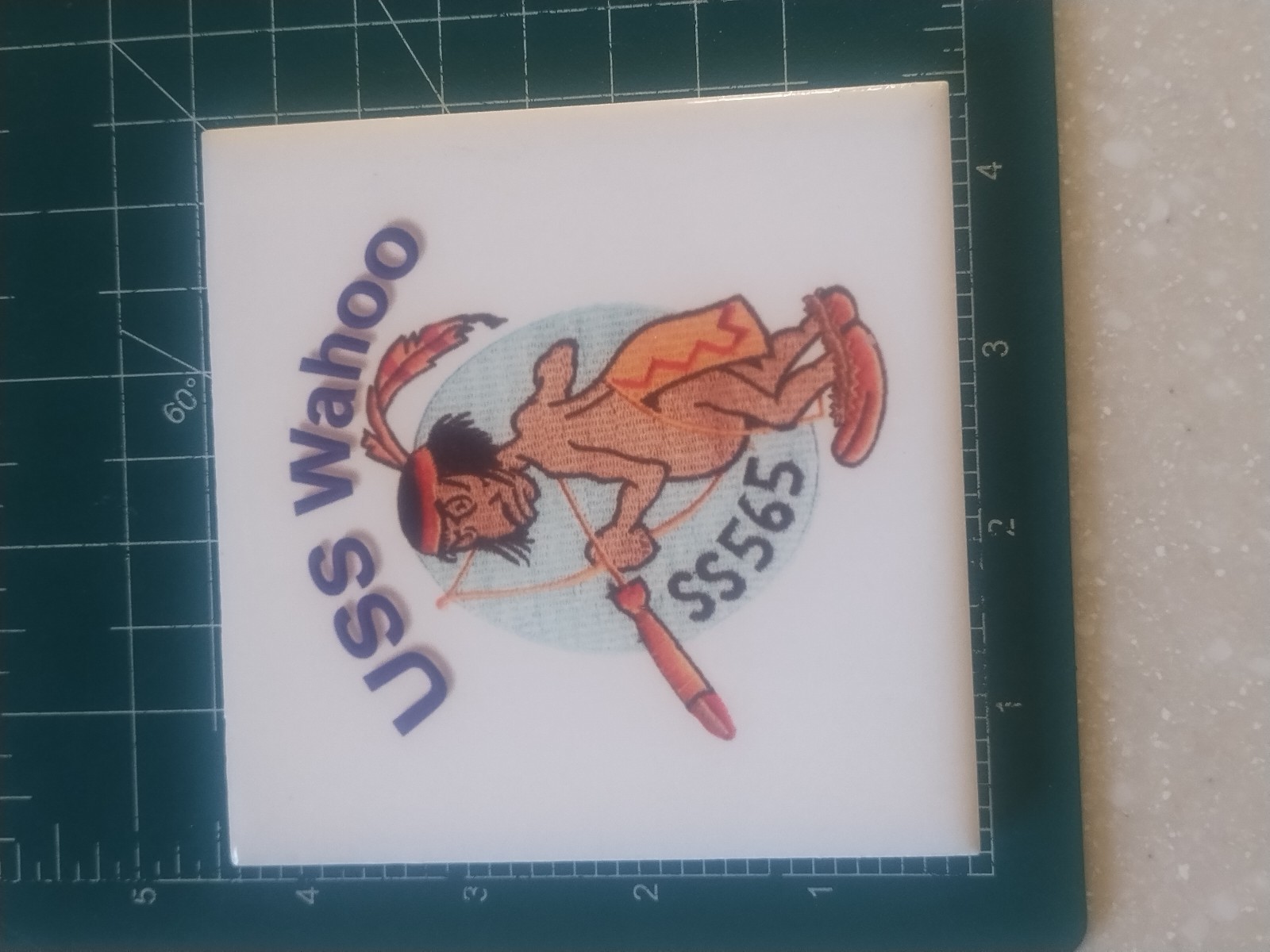 Uss Wahoo SS565 Coasters 5 Piece Vintage 