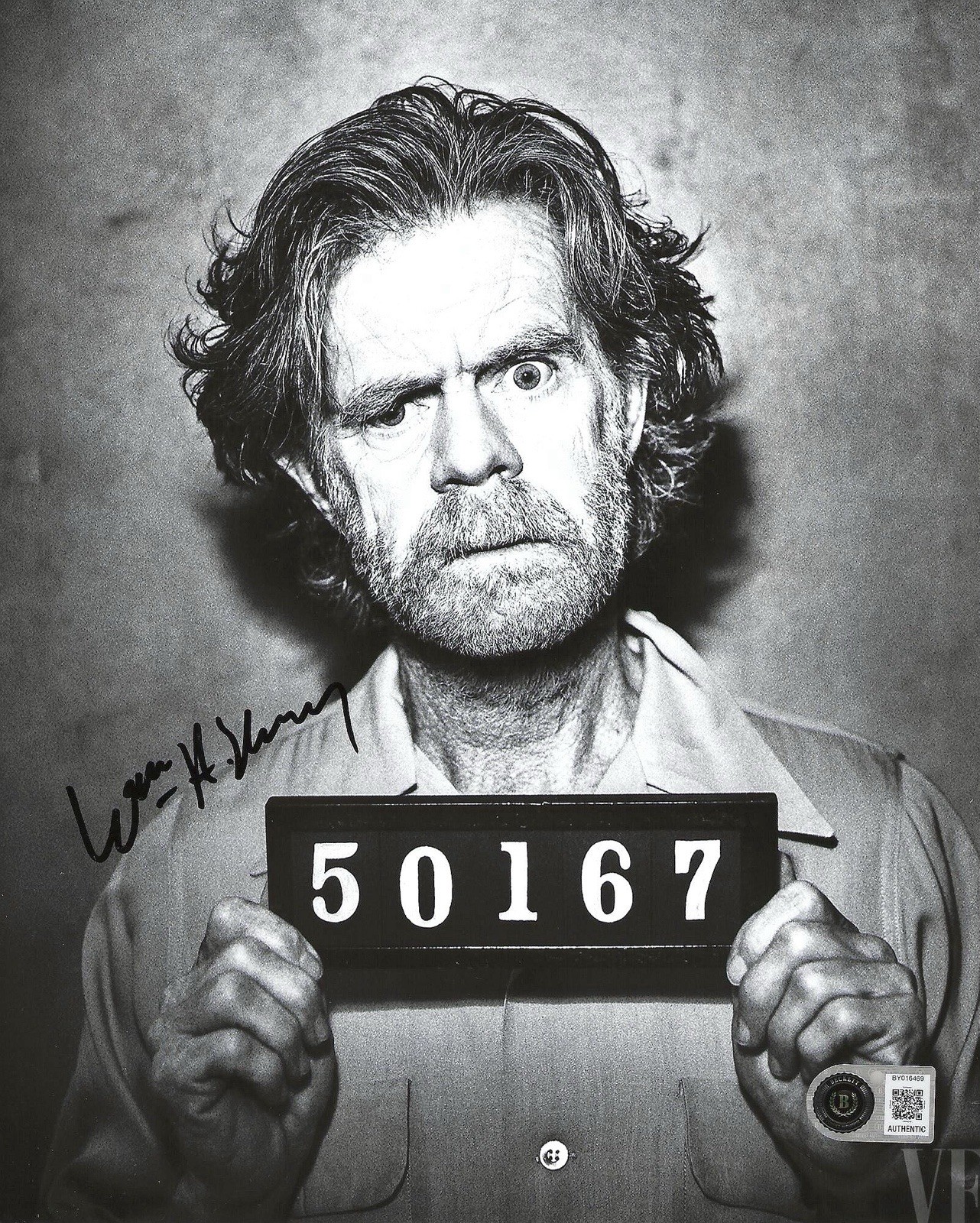WILLIAM H MACY SIGNED 8x10 PHOTO SHAMELESS FRANK GALLAGHER FARGO - BECKETT COA