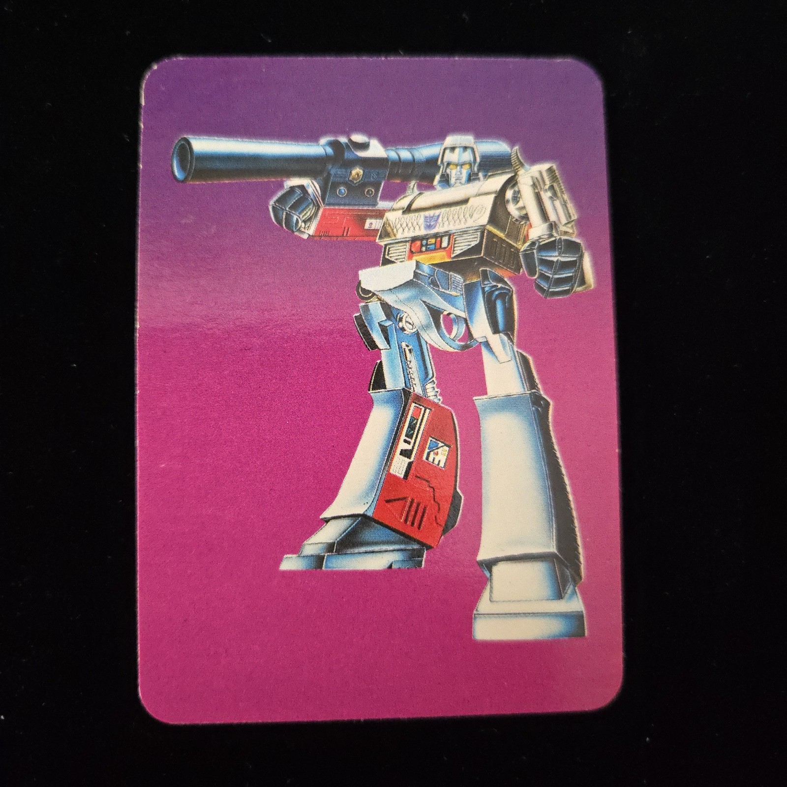 EXMT Transformers G1 Hasbro Action Cards 1985 97 Megatron Purple variation