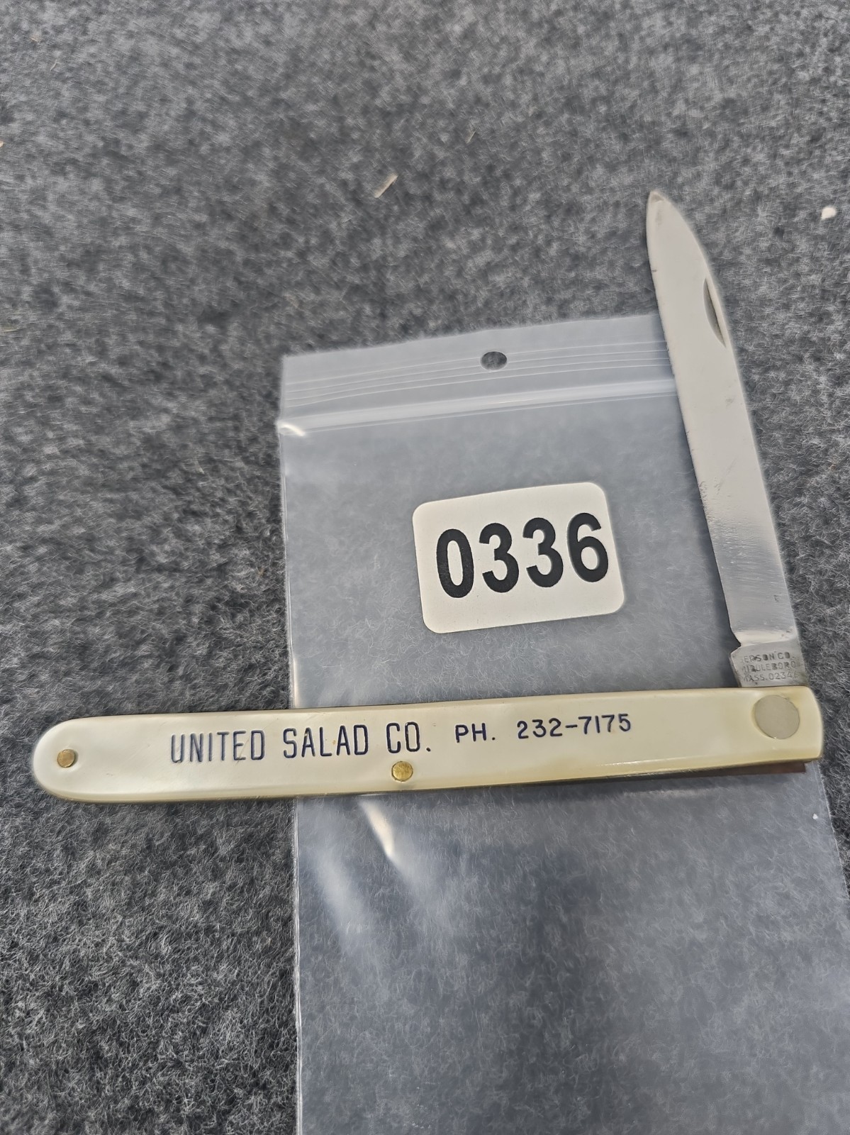 Gerson Co Melon Tester Folding Knife France Celluloid Handles SS Blades Gerson Co Melon Tester Folding Knife France Celluloid Handles SS Blades