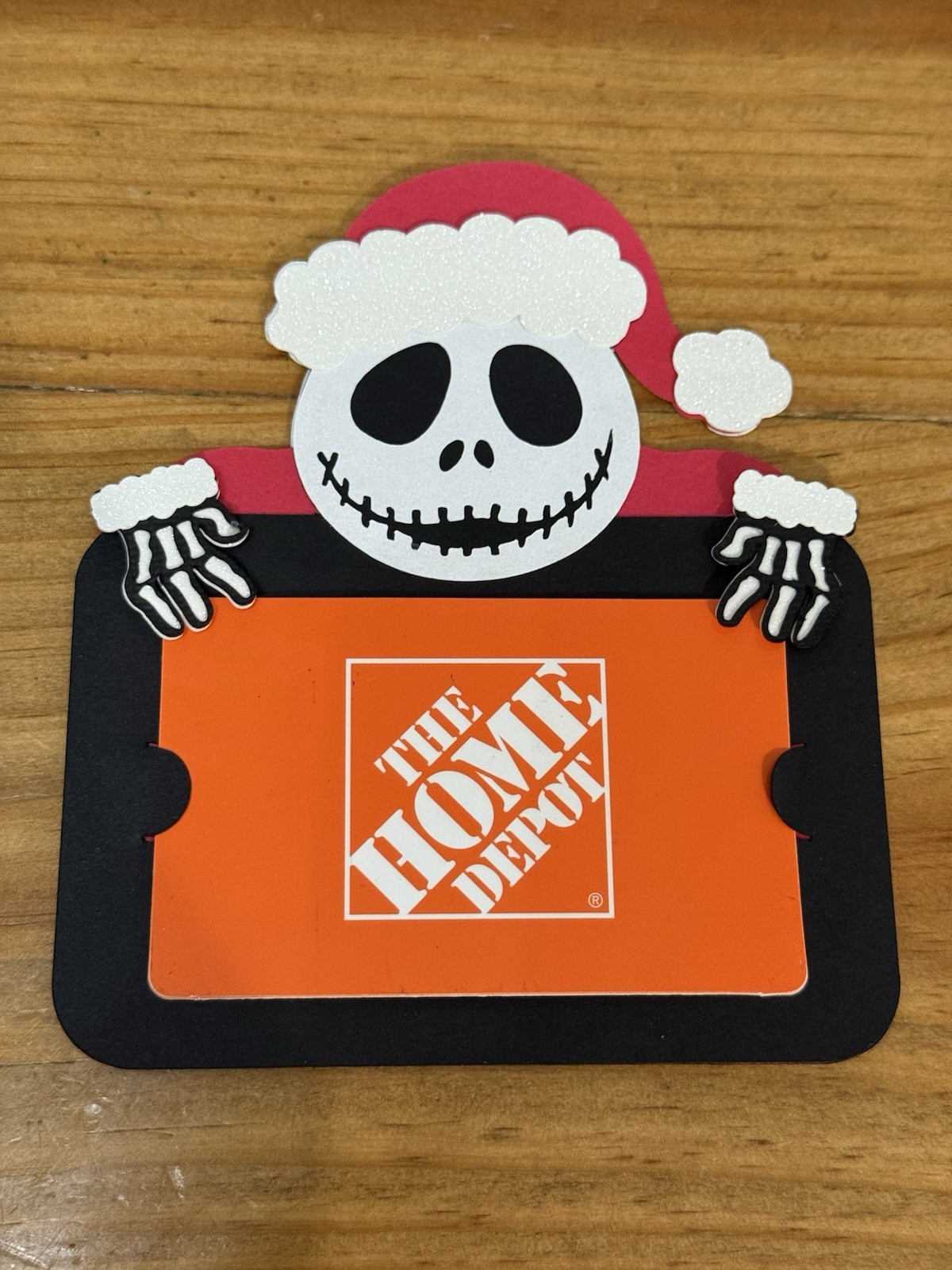 Jack Skellington The Nightmare Before Christmas Gift Card Cash Holder