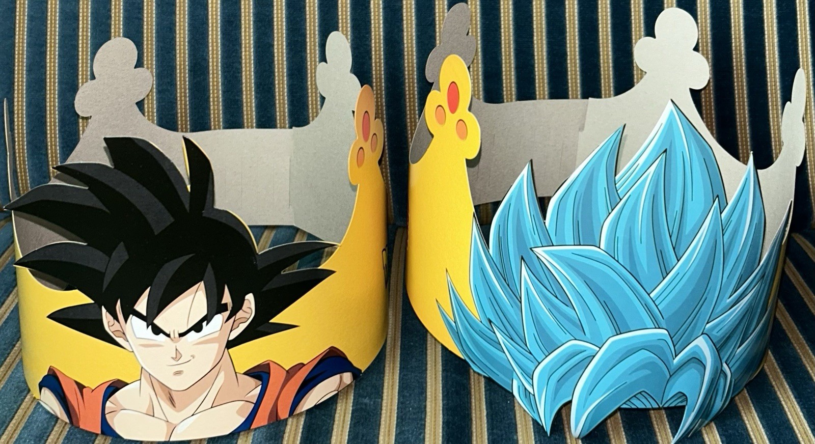 Burger King Crown Dragon Ball Z Super Crown Set of 2 Europe Exclusive