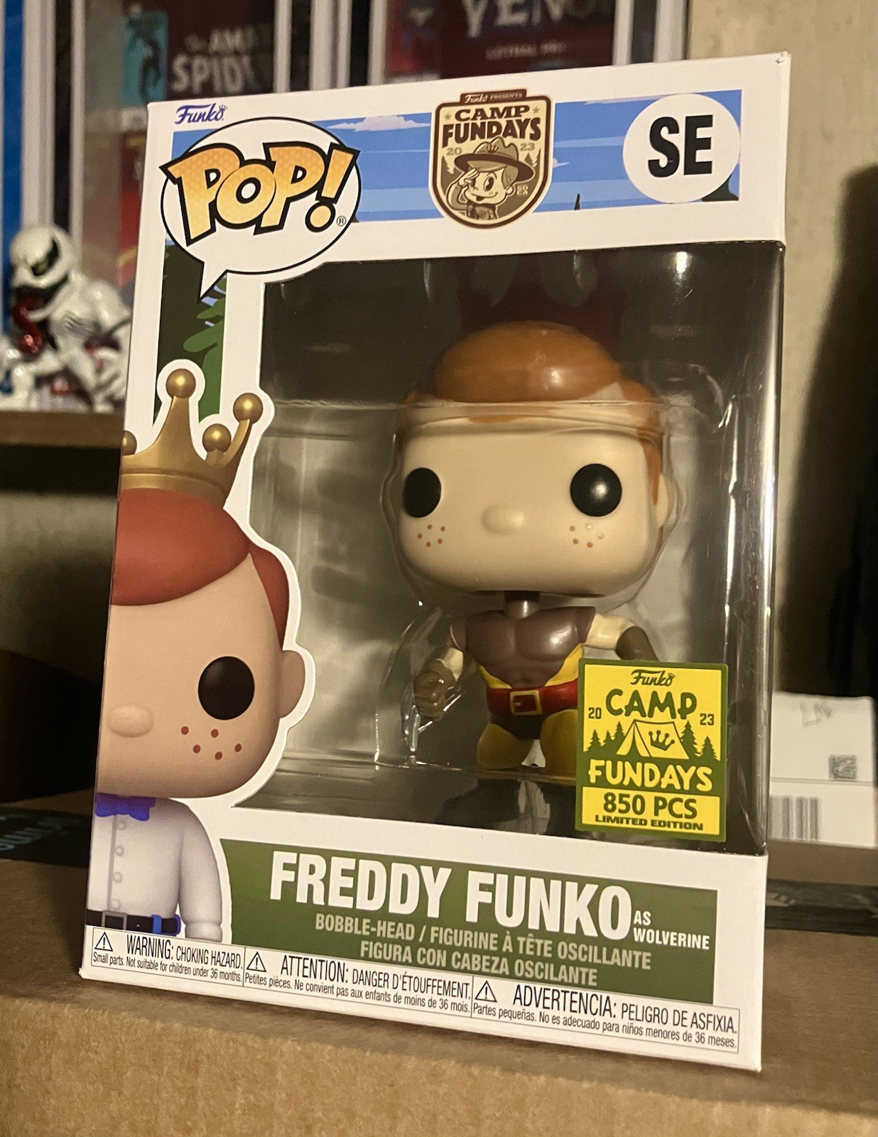 💢FuNkO pOp ‼️ F. FuNkO As Wolverine 2023 Camp Fundays 850LE EXCLUSIVE 💢NiB