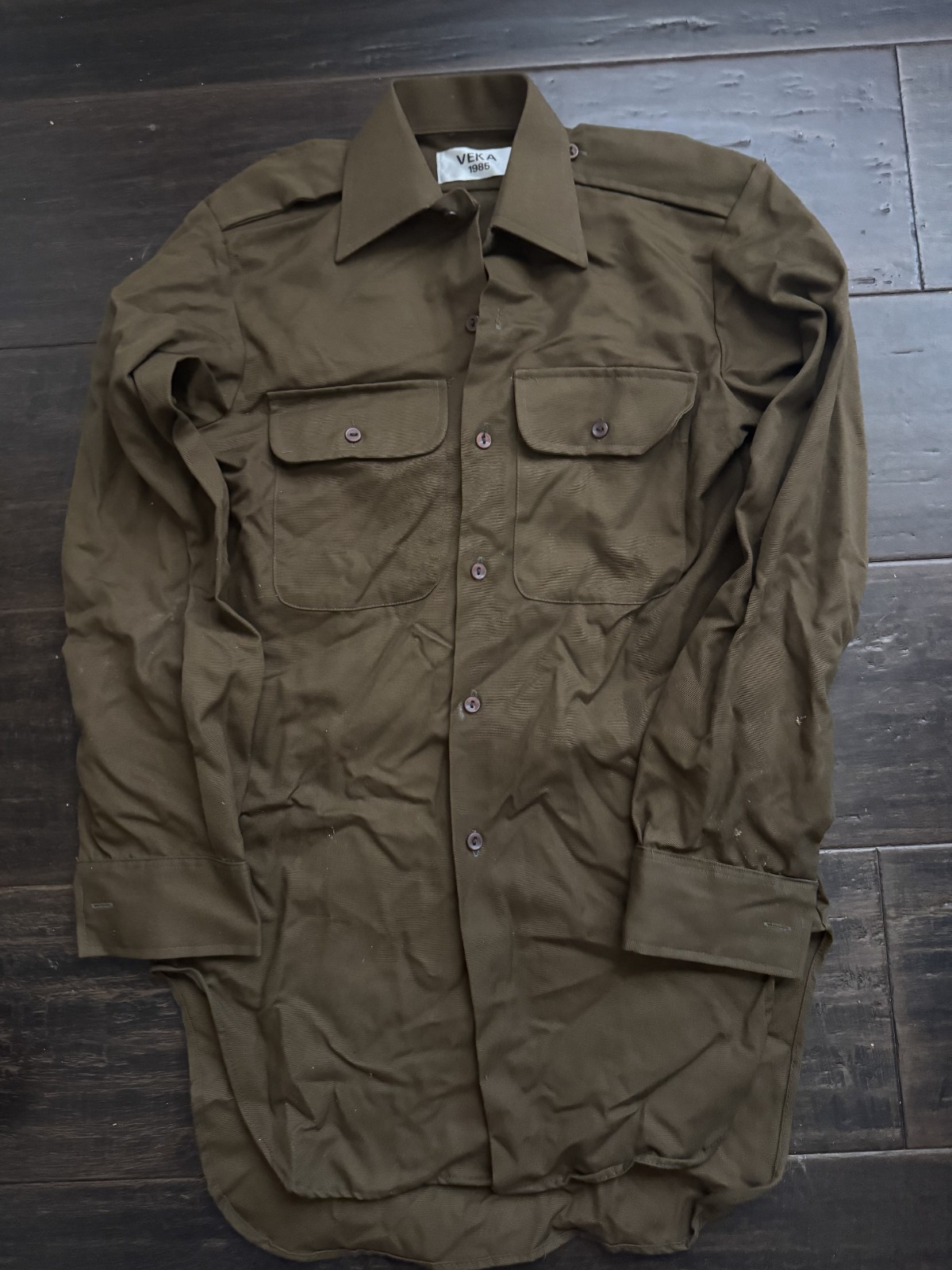 SADF Nutria Combat Shirt Small Military Border War Rhodesia 1985 Deadstock