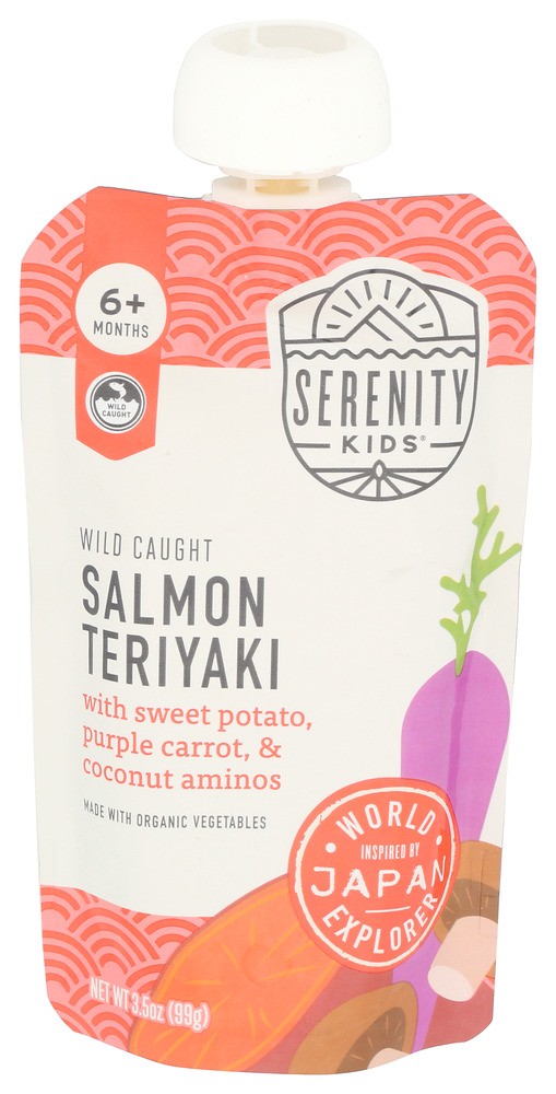 Serenity Kids Food Baby Salmn Teriyaki 3.5 Oz Pack Of 6