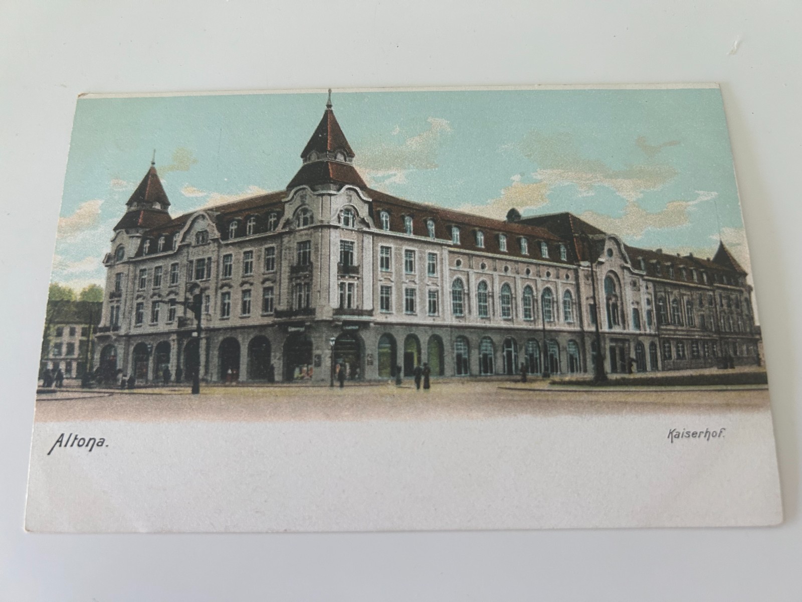 Hotel Kaiserhof Altona Hamburg Germany Postcard